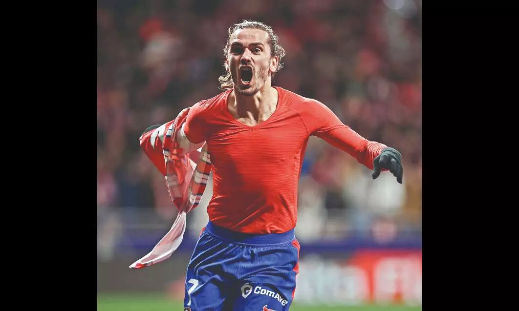 Spanish League: Griezmann double makes it 9 wins in a row for Atletico Spanish League: Griezmann double makes it 9 wins in a row for Atletico