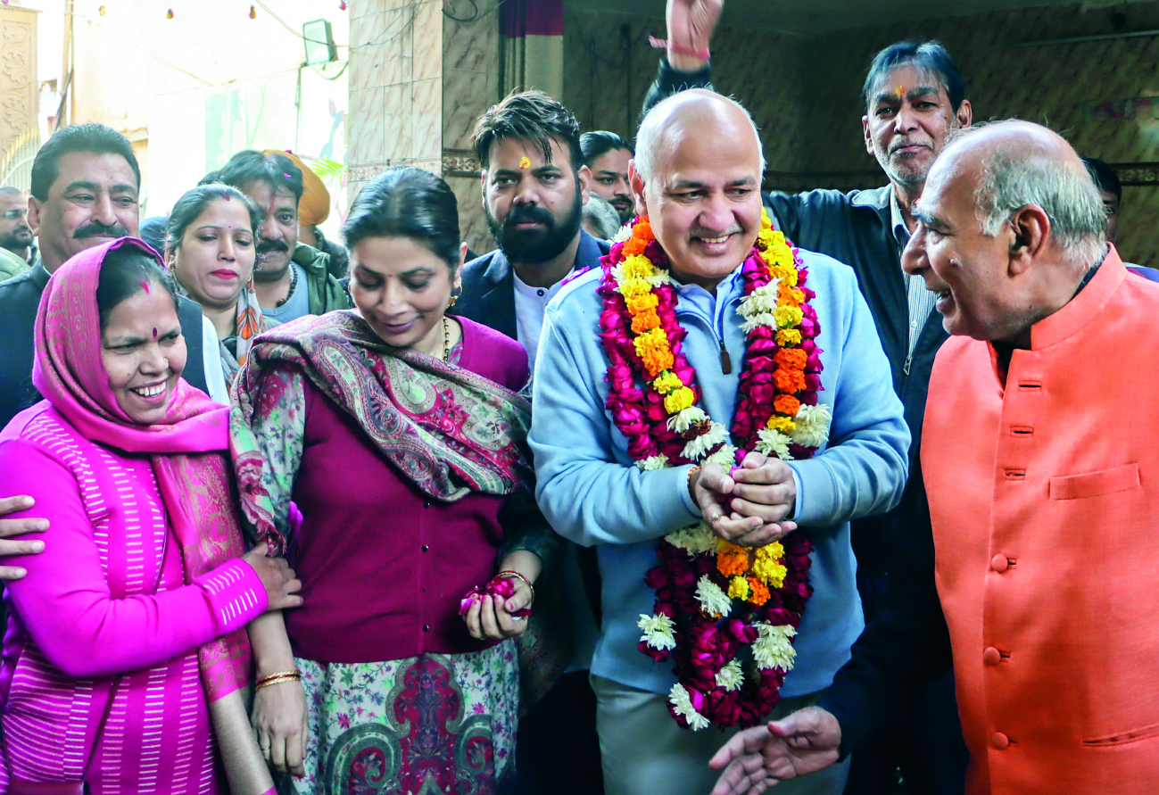 Sisodia launches campaign from Jangpura
