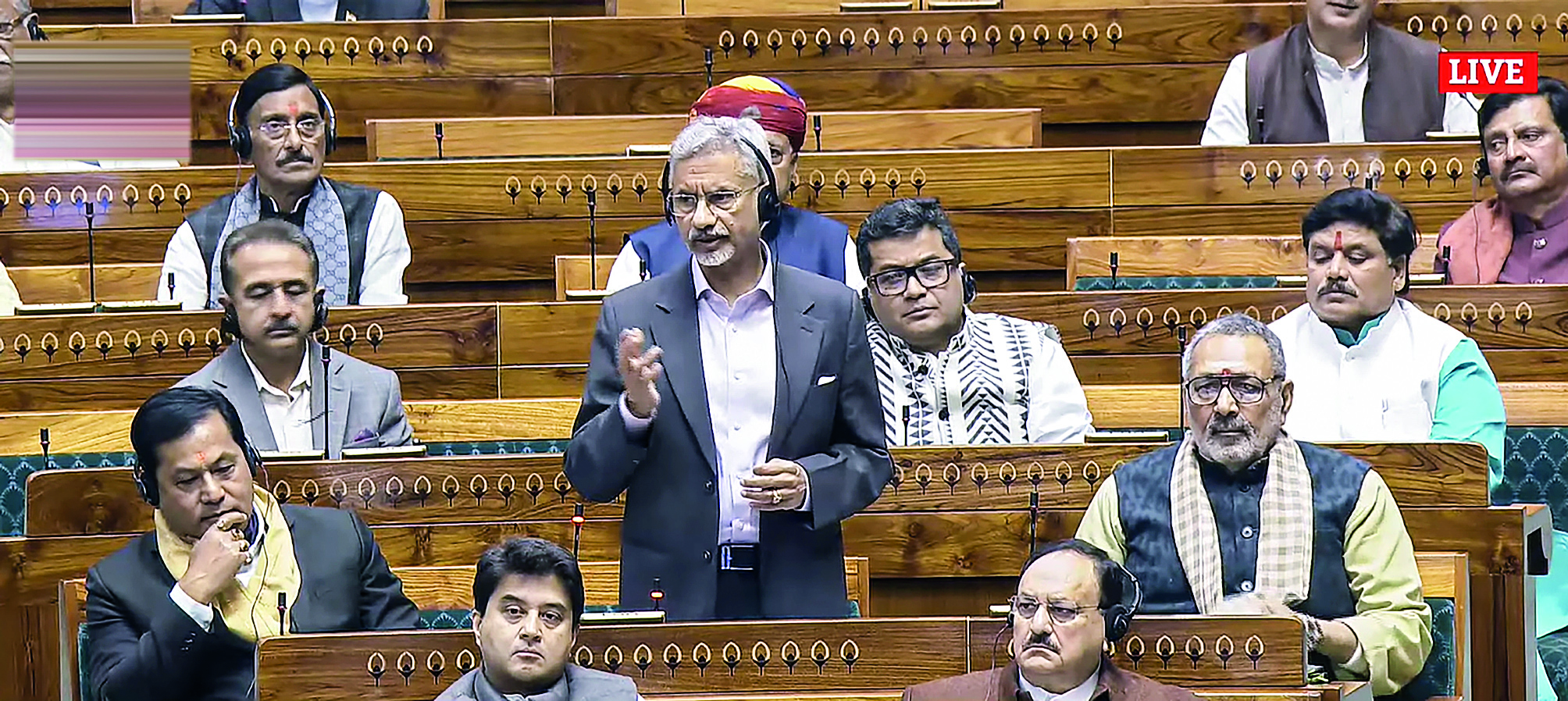 Jaishankar tells LS Indian forces going to all patrolling points in Depsang