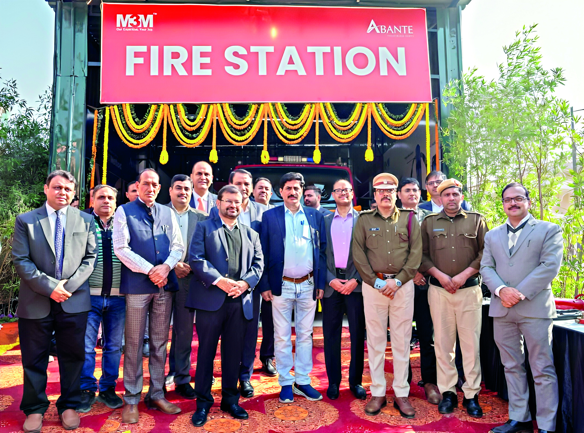 M3M inaugurates its 1st fire station in Gurugram