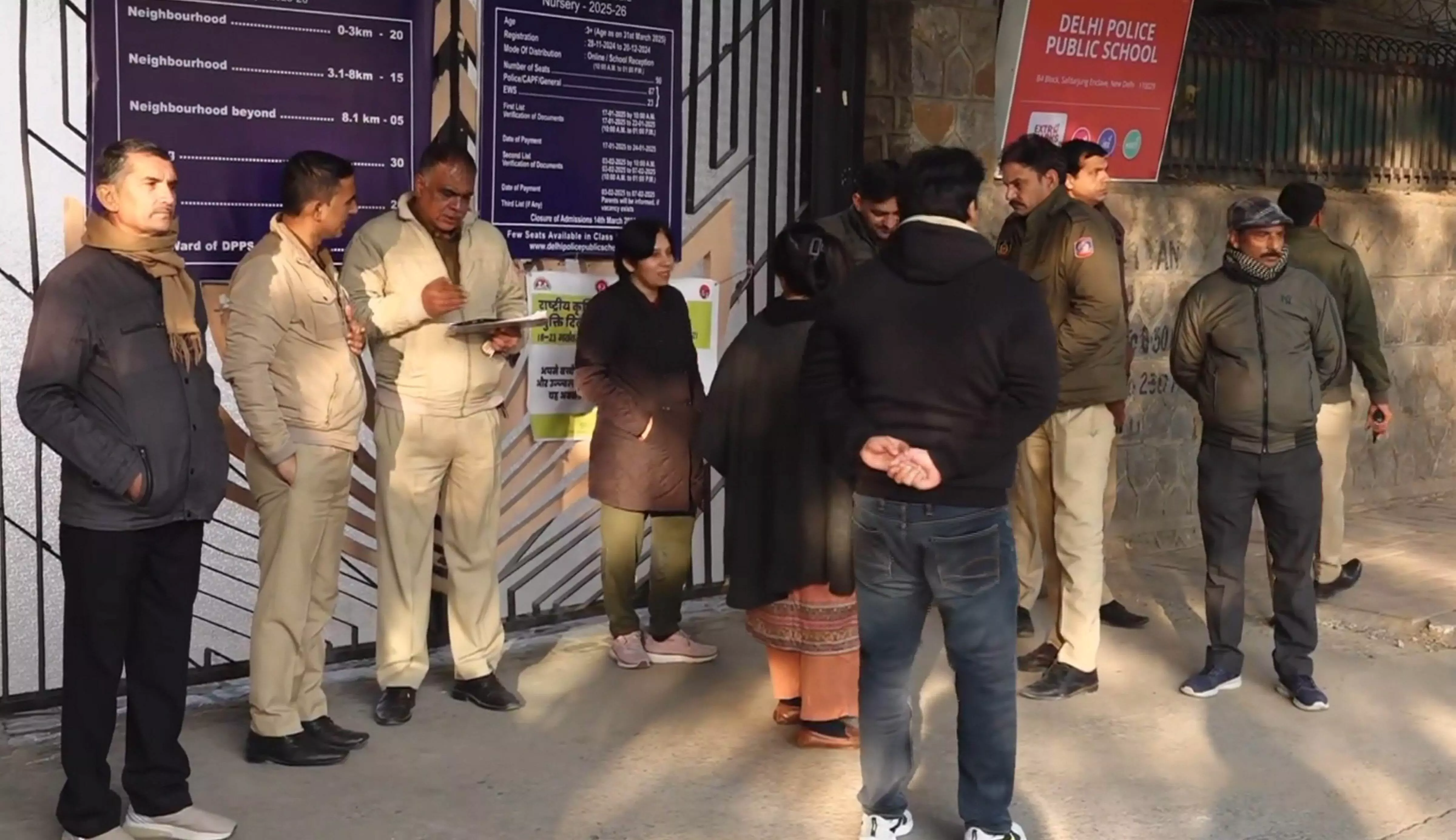 Six Delhi schools receive bomb threat mail, checks underway Six Delhi schools receive bomb threat mail, checks underway