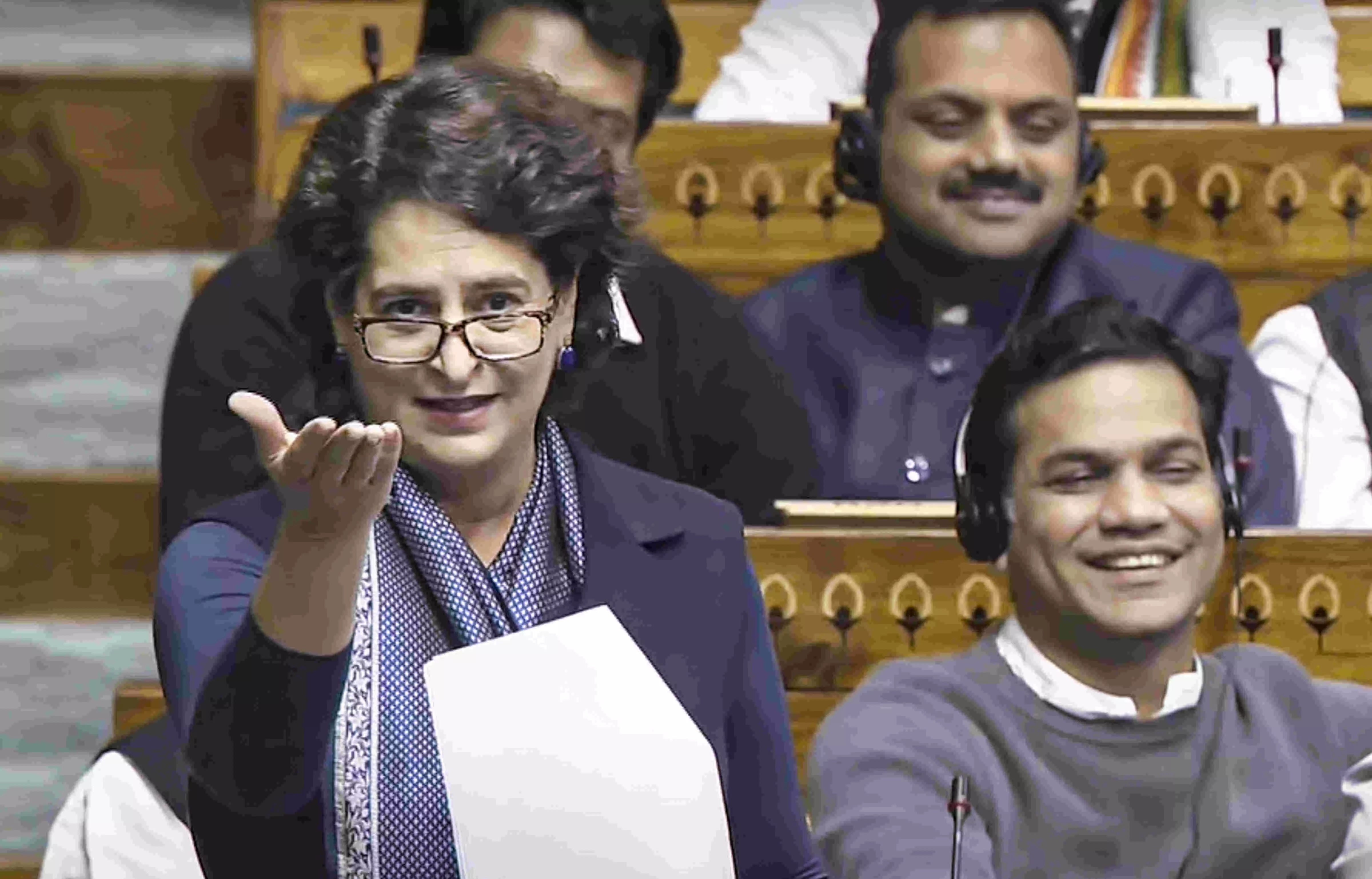 PM Modi hasnt understood Constitution is not Sangh rule book: Priyanka in LS