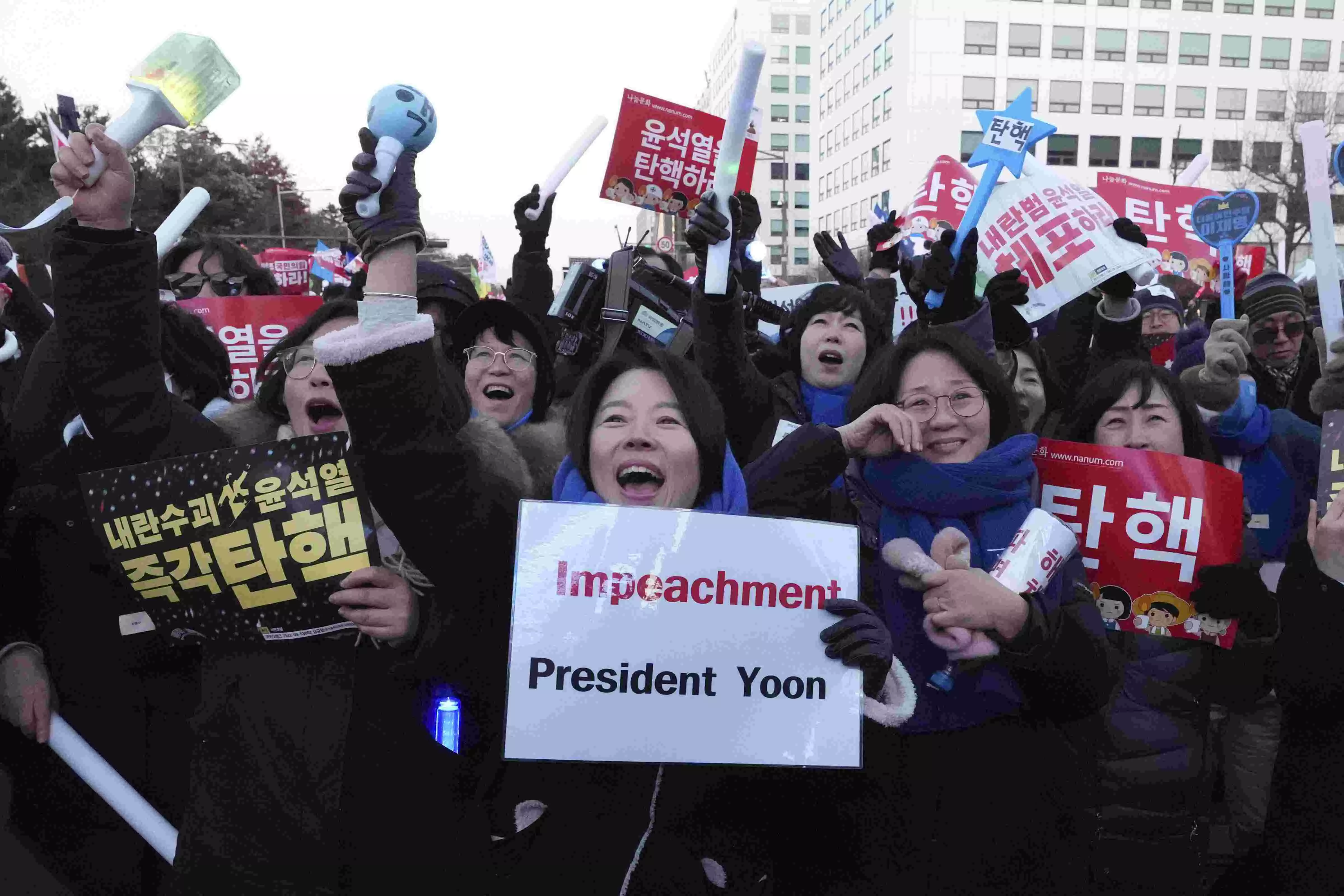 South Koreas parliament votes to impeach President Yoon Suk Yeol over his martial law order