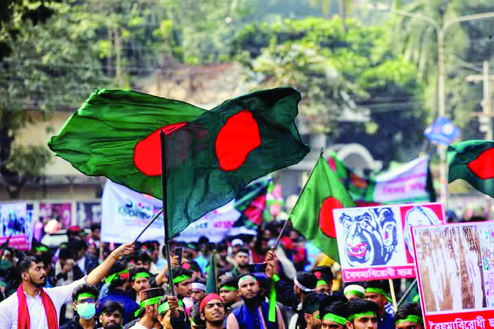 No mention of Mujibur Rahman in Yunus’ Victory Day address
