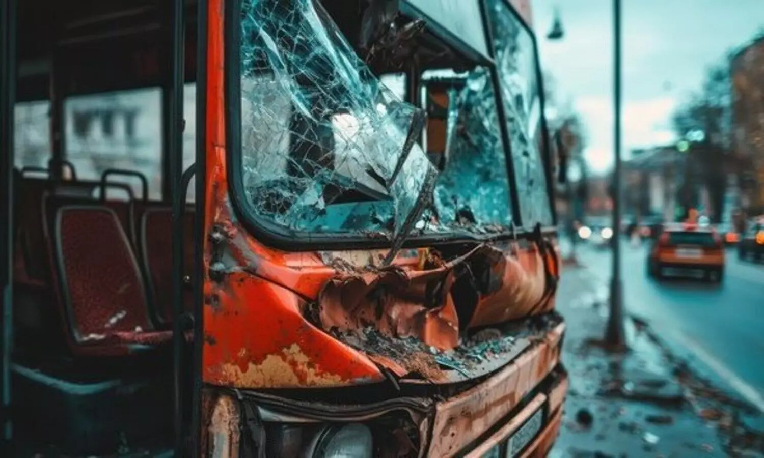 6 killed, 10 injured as bus rams into dumper truck in Gujarats Bhavnagar