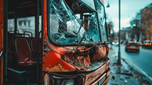 6 killed, 10 injured as bus rams into dumper truck in Gujarats Bhavnagar 6 killed, 10 injured as bus rams into dumper truck in Gujarats Bhavnagar