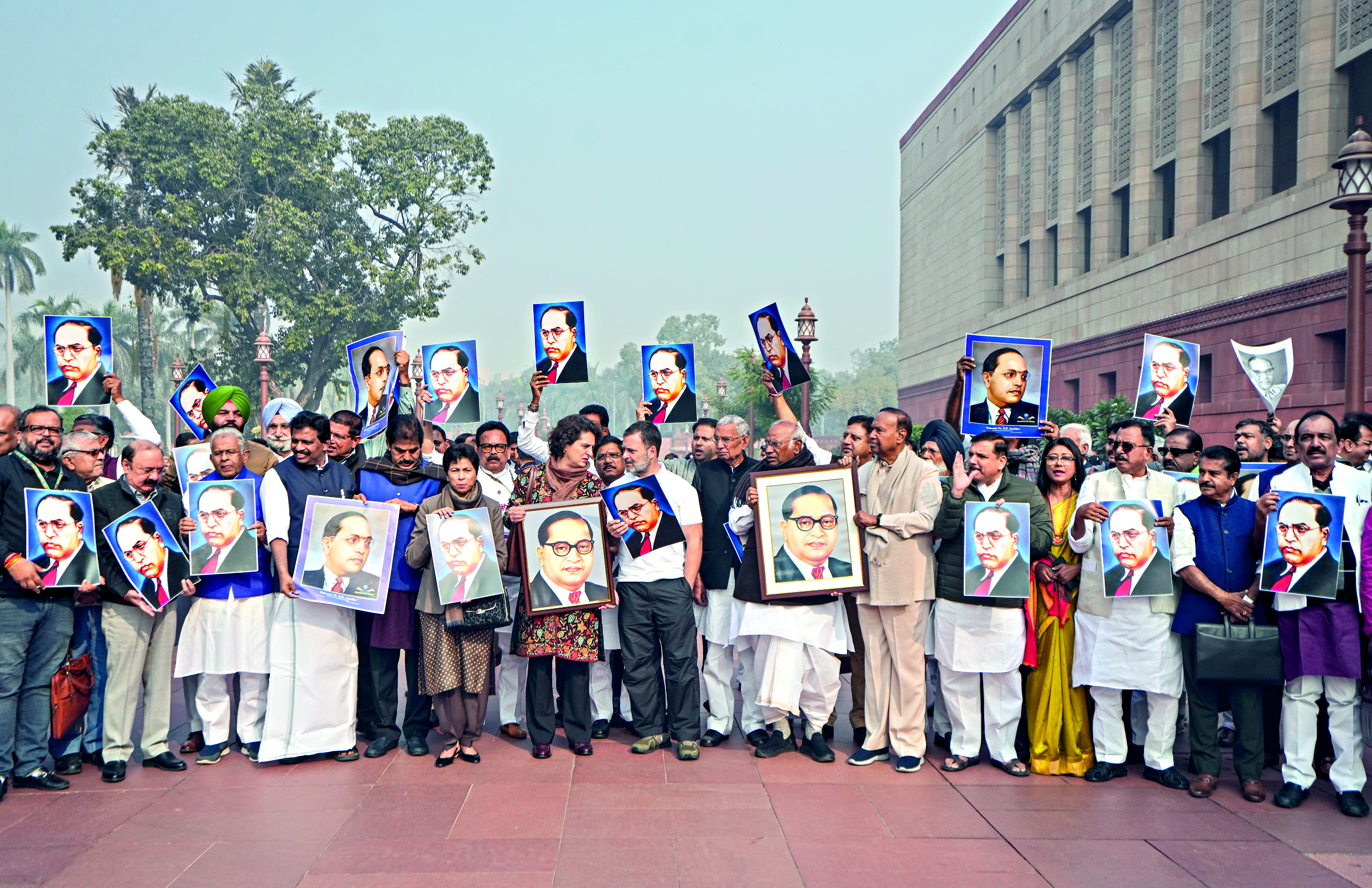 Oppn seizes on Shah’s remarks on Ambedkar,   seeks his resignation; PM, BJP rally in defence