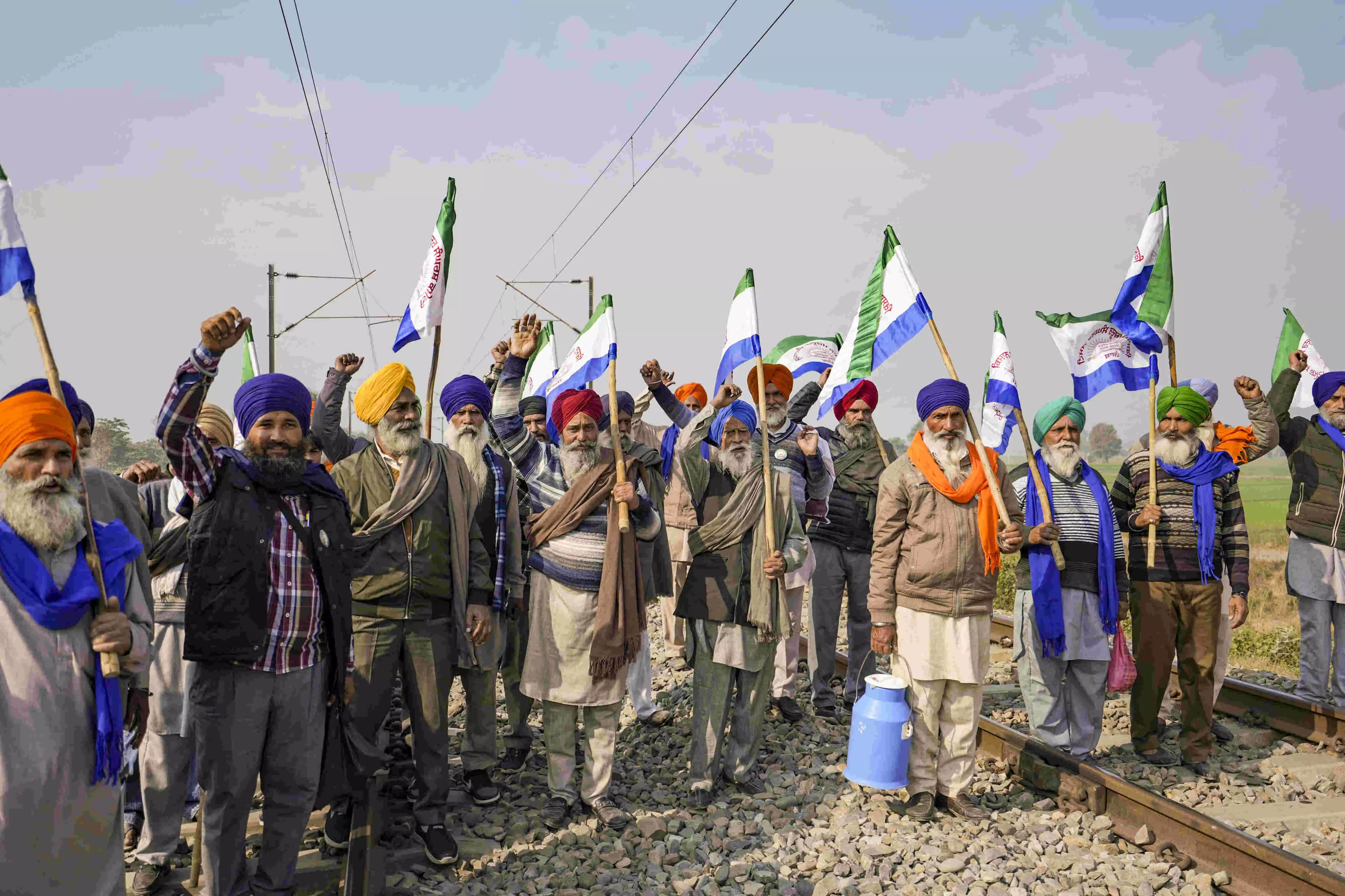 3-hour rail roko protest by farmers begins in Punjab