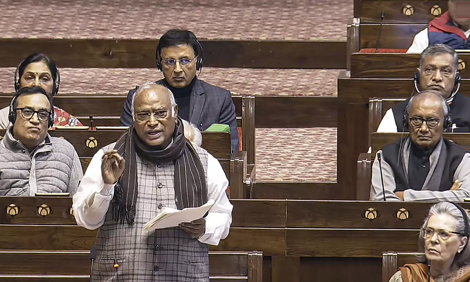 Kharge submits privilege notice in RS against Shah over Ambedkar remarks