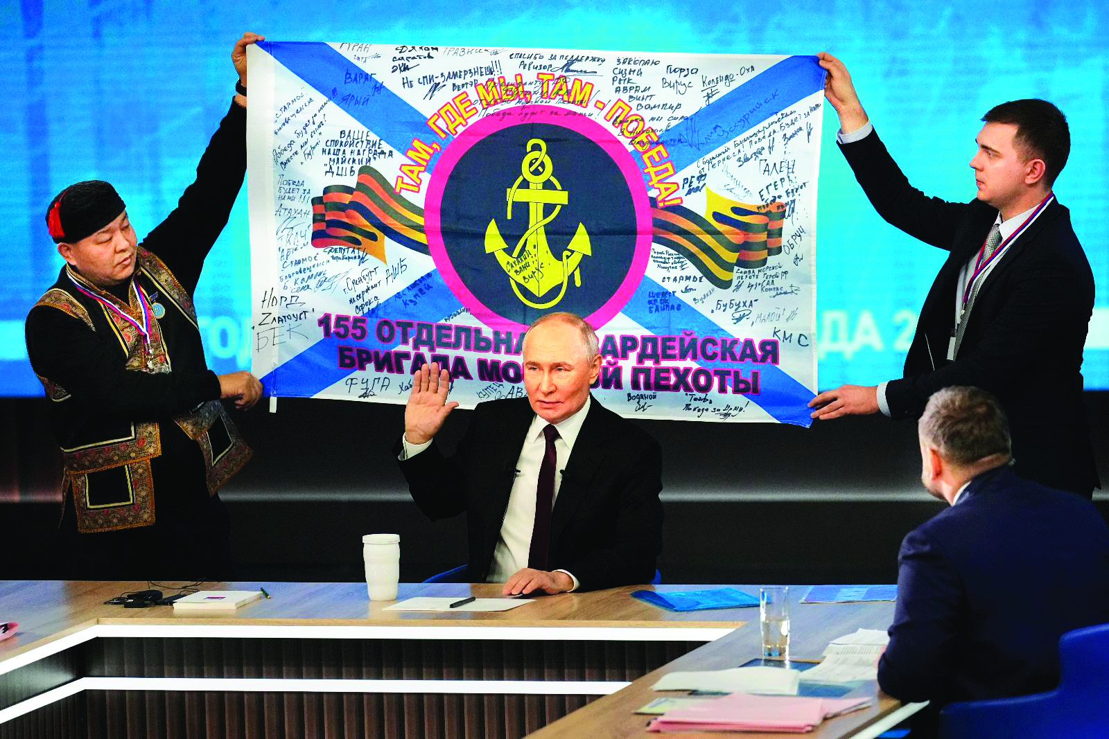 In annual address, Prez Putin boasts about gains in Ukraine In annual address, Prez Putin boasts about gains in Ukraine