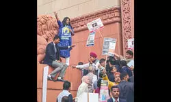 Parl premises turn into battleground; BJP, Congress trade blows & police complaints Parl premises turn into battleground; BJP, Congress trade blows & police complaints