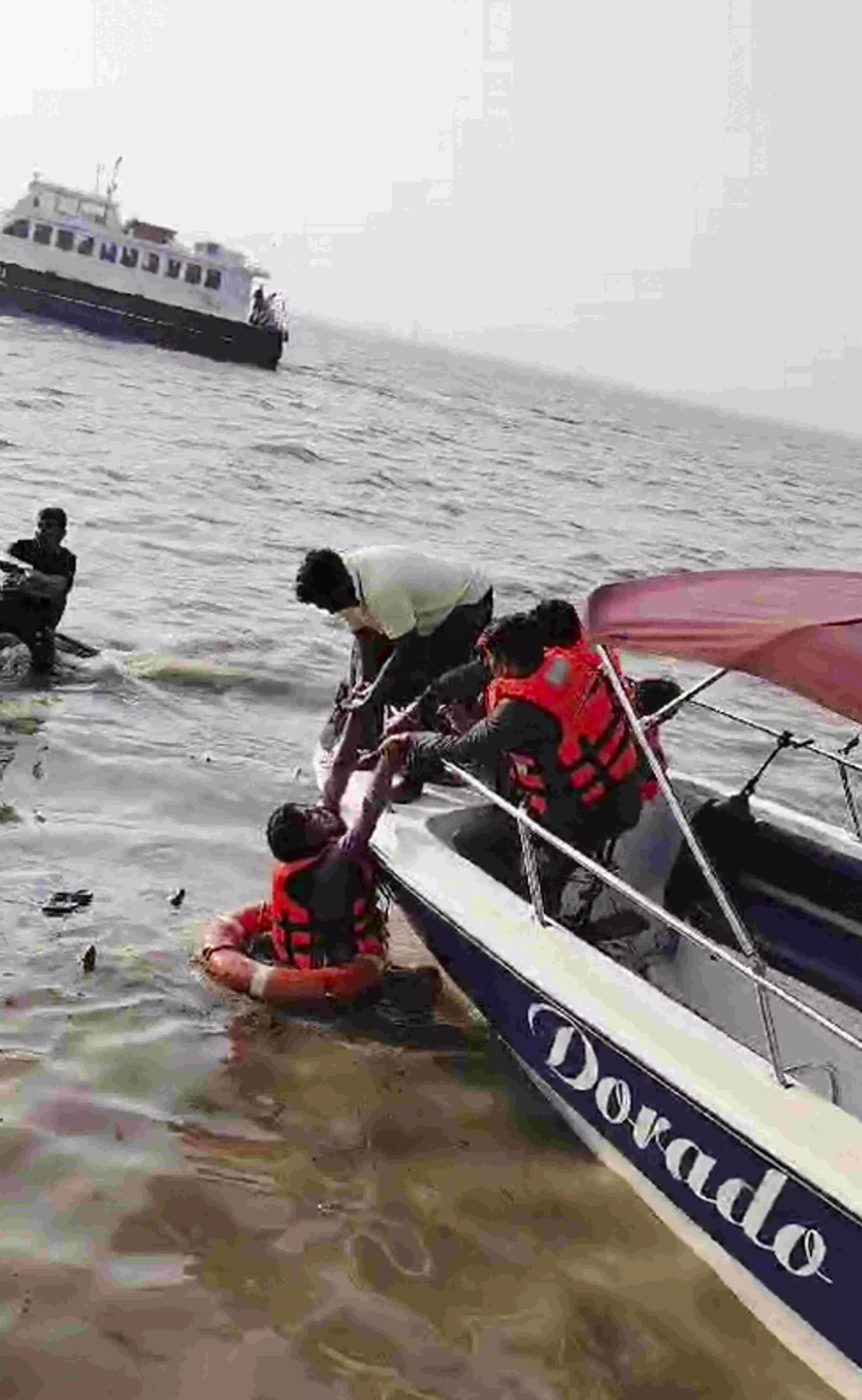 Naval craft driver lost control during engine trials causing collision with ferry: Police Naval craft driver lost control during engine trials causing collision with ferry: Police