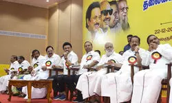 DMK executive panel condemns Union Minister Amit Shah, slams BJP for bid to divert attention DMK executive panel condemns Union Minister Amit Shah, slams BJP for bid to divert attention