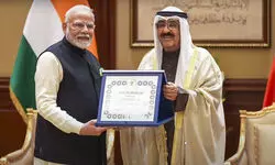 PM Modi receives Kuwaits highest honour PM Modi receives Kuwaits highest honour