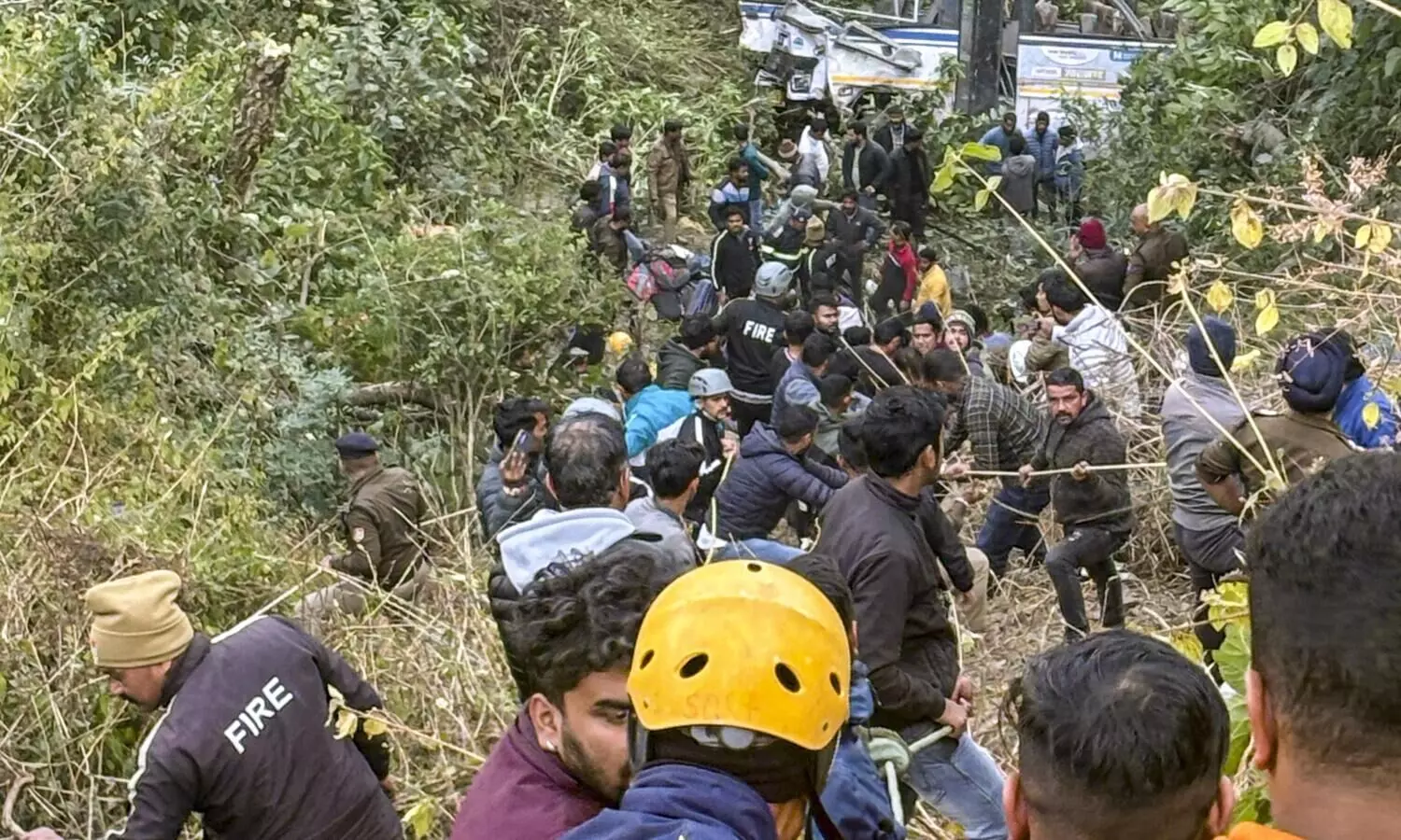 3 killed, 24 injured as bus falls into gorge in Bhimtal