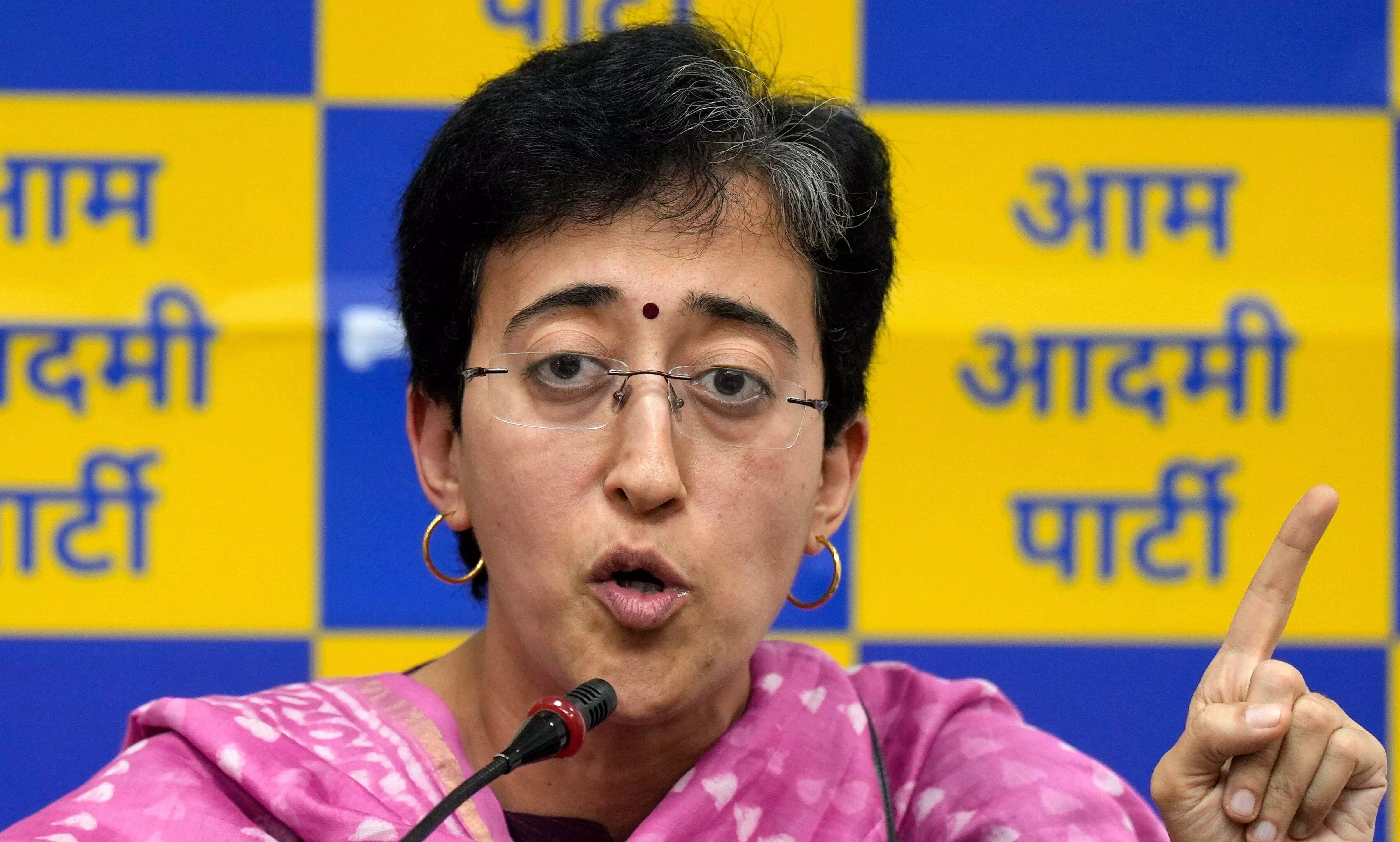 Atishi accuses BJP of distributing cash to voters in Kejriwals New Delhi constituency Atishi accuses BJP of distributing cash to voters in Kejriwals New Delhi constituency