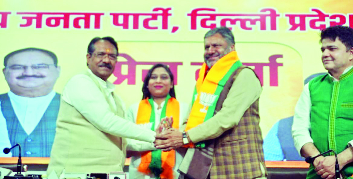 AAP’s councilor Priyanka Gautam joins BJP AAP’s councilor Priyanka Gautam joins BJP
