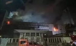 Massive fire breaks out at Bangladesh Secretariat, official documents damaged Massive fire breaks out at Bangladesh Secretariat, official documents damaged