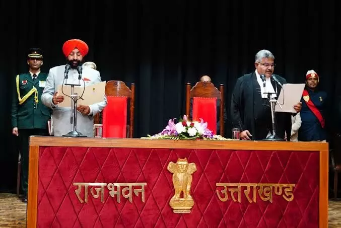Justice Guhanathan Narendar takes oath as Uttarakhand High Court Chief Justice