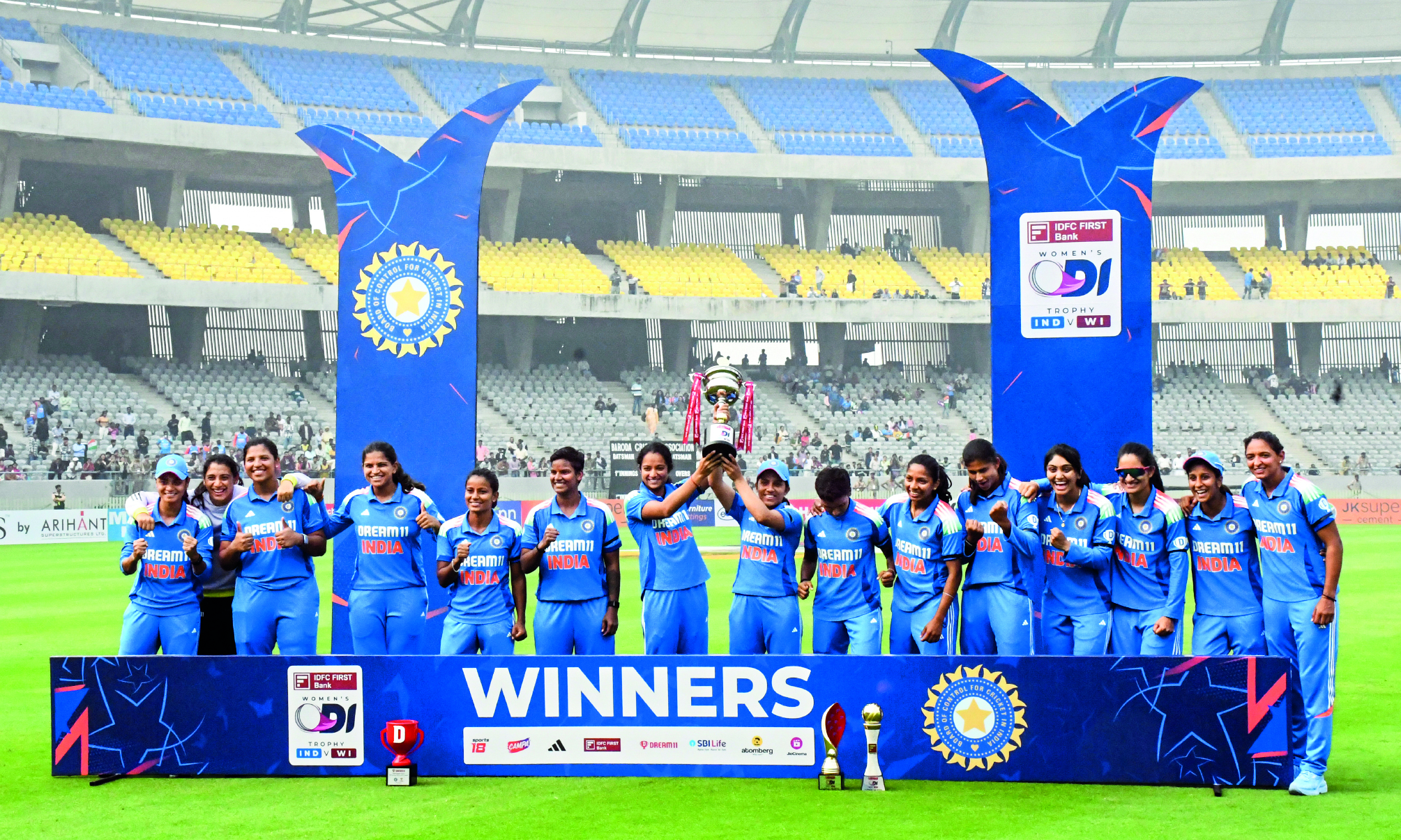 Deepti stars with all-round show as India whitewash Windies 3-0