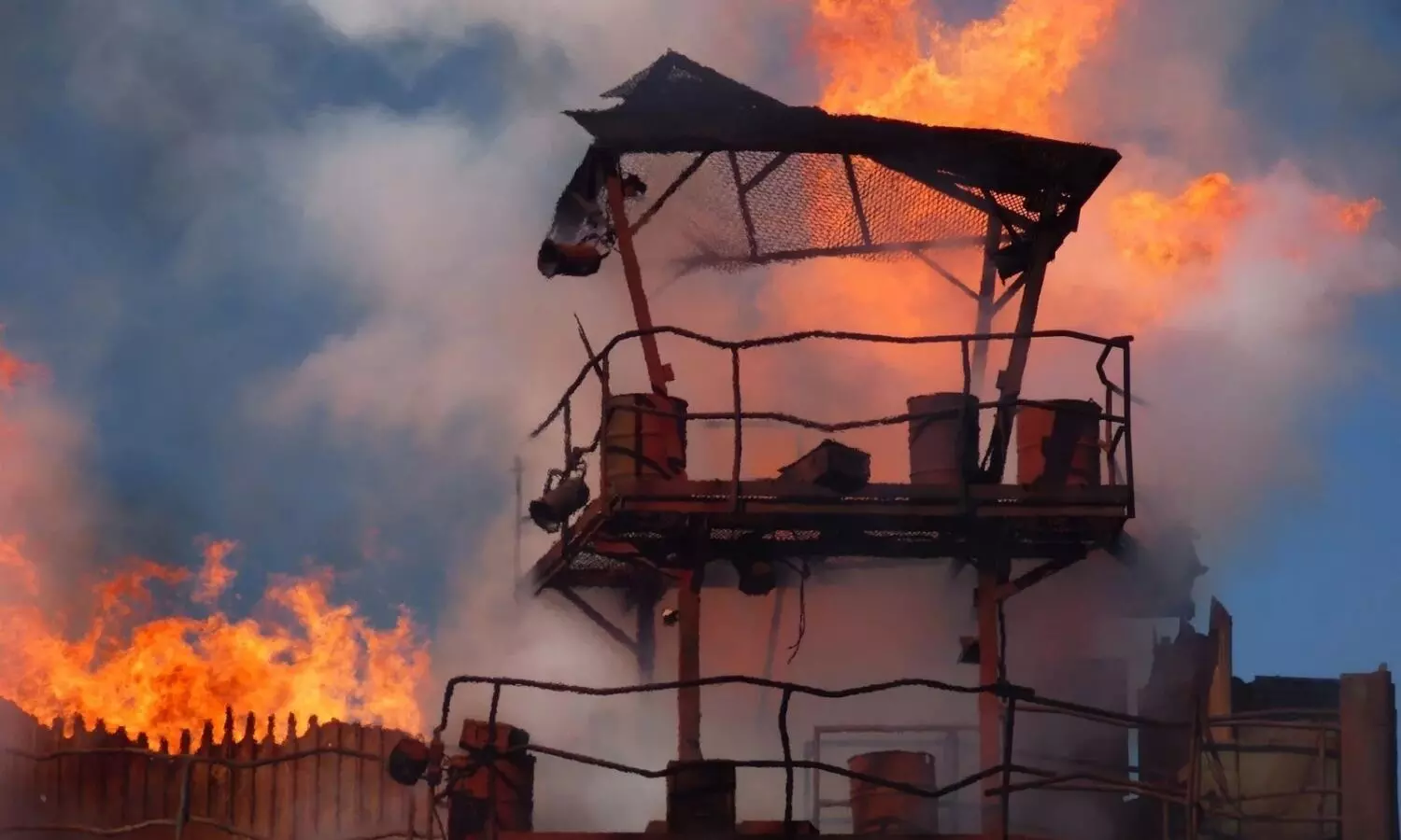 Fire triggers blast at namkeen factory in Delhi, six injured
