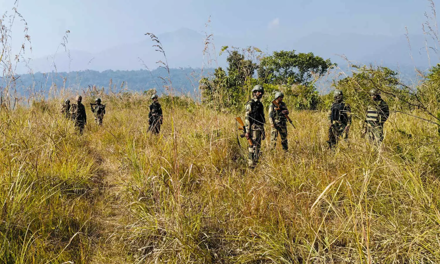 Massive search underway in Imphal East for armed men involved in incidents of shooting