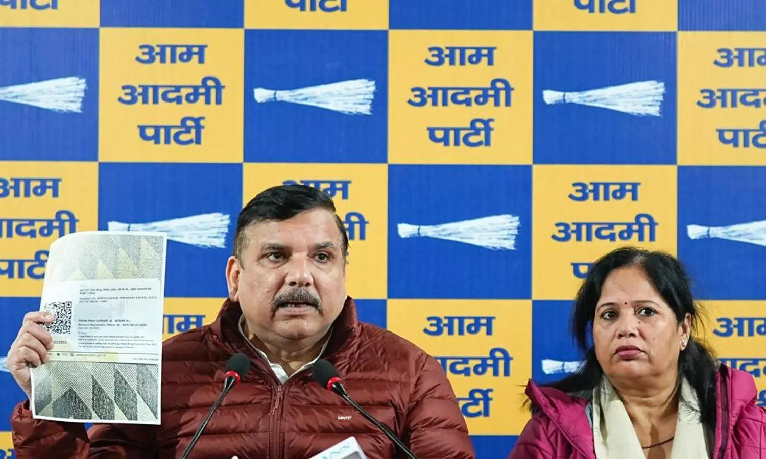 AAPs Sanjay Singh threatens to sue BJP leaders for claiming his wife is not a voter in Delhi