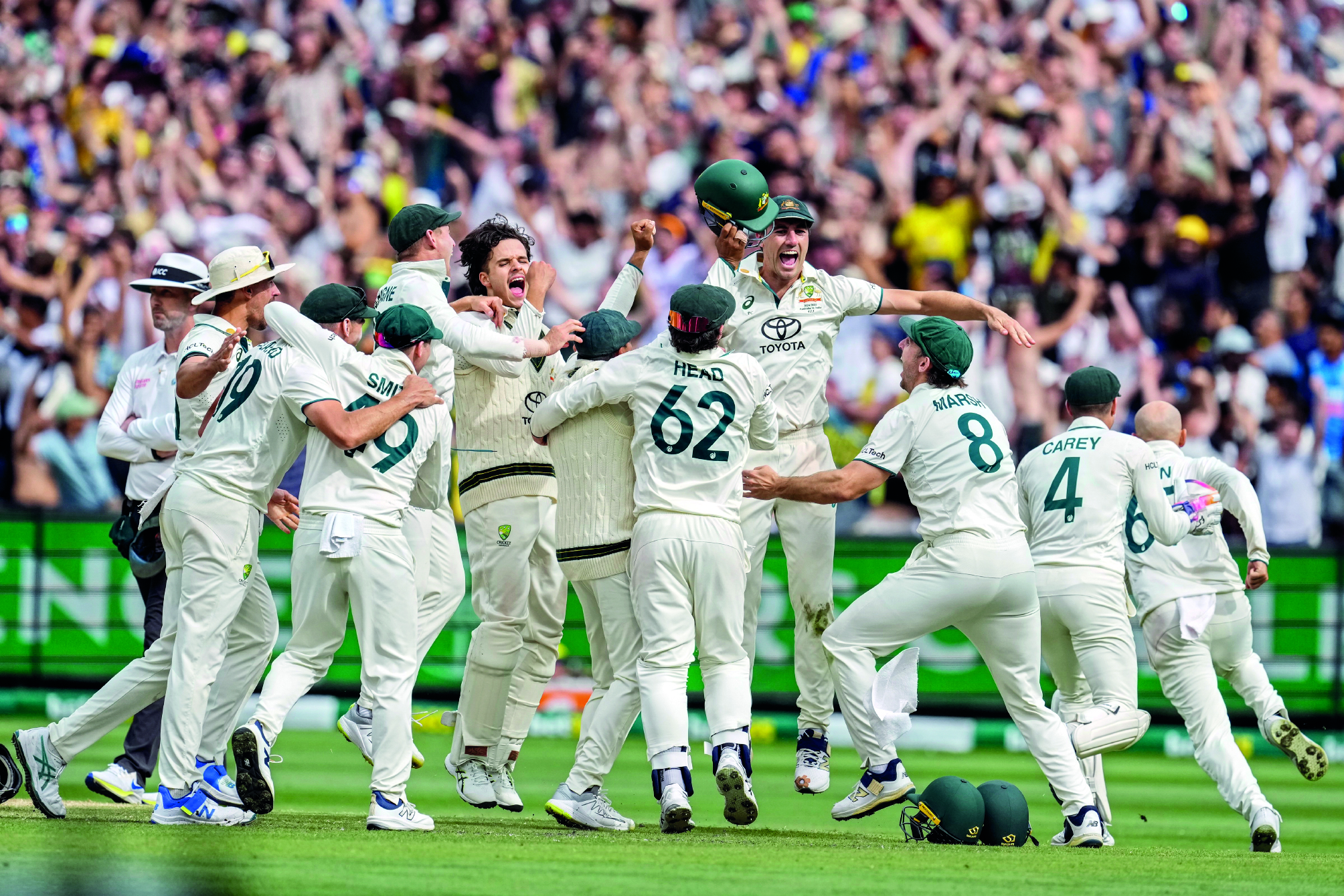 Pat on back for Aussies