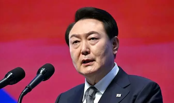 South Korean authorities seek warrant to detain impeached President Yoon in martial law probe
