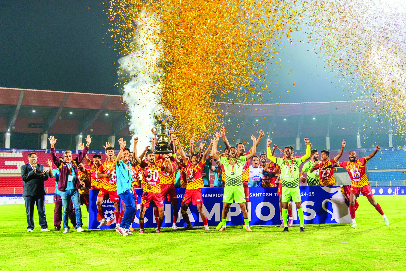 Bengal defeat Kerala to win Santosh Trophy for 33rd time Bengal defeat Kerala to win Santosh Trophy for 33rd time