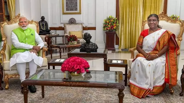 Prez Murmu, PM Modi greet nation on New Year Prez Murmu, PM Modi greet nation on New Year