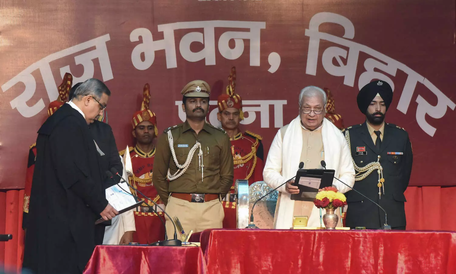 Arif Mohammad Khan takes oath as Bihar governor