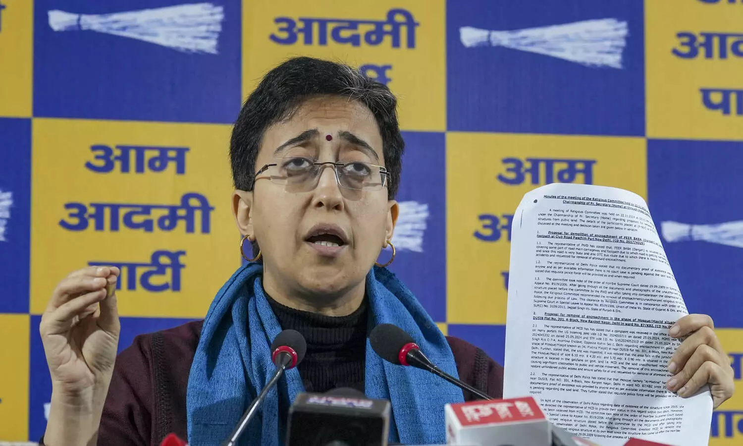 Ask PM Modi to talk to farmers instead of giving sermons: Delhi CM Atishi to BJP