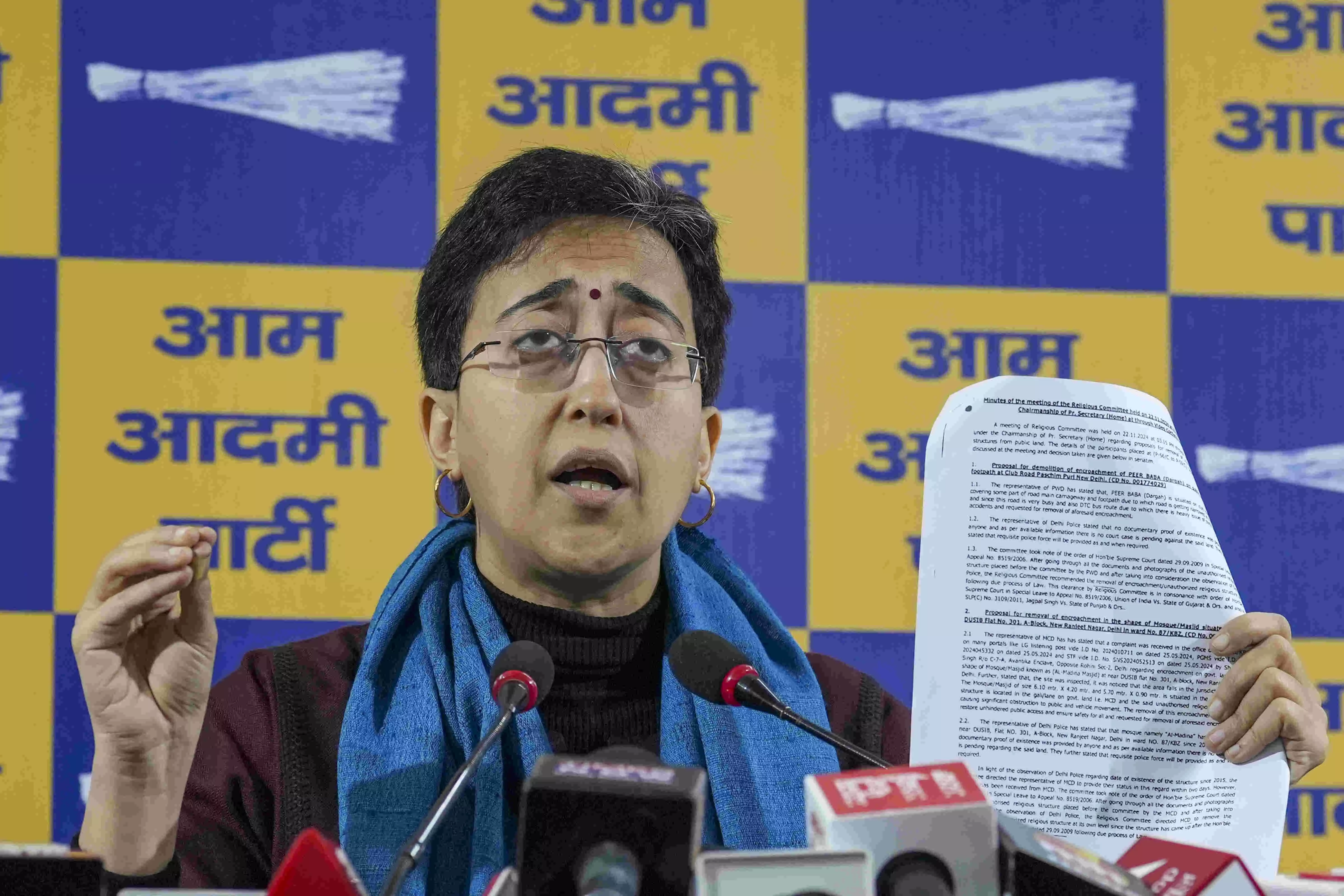 Ask PM Modi to talk to farmers instead of giving sermons: Delhi CM Atishi to BJP