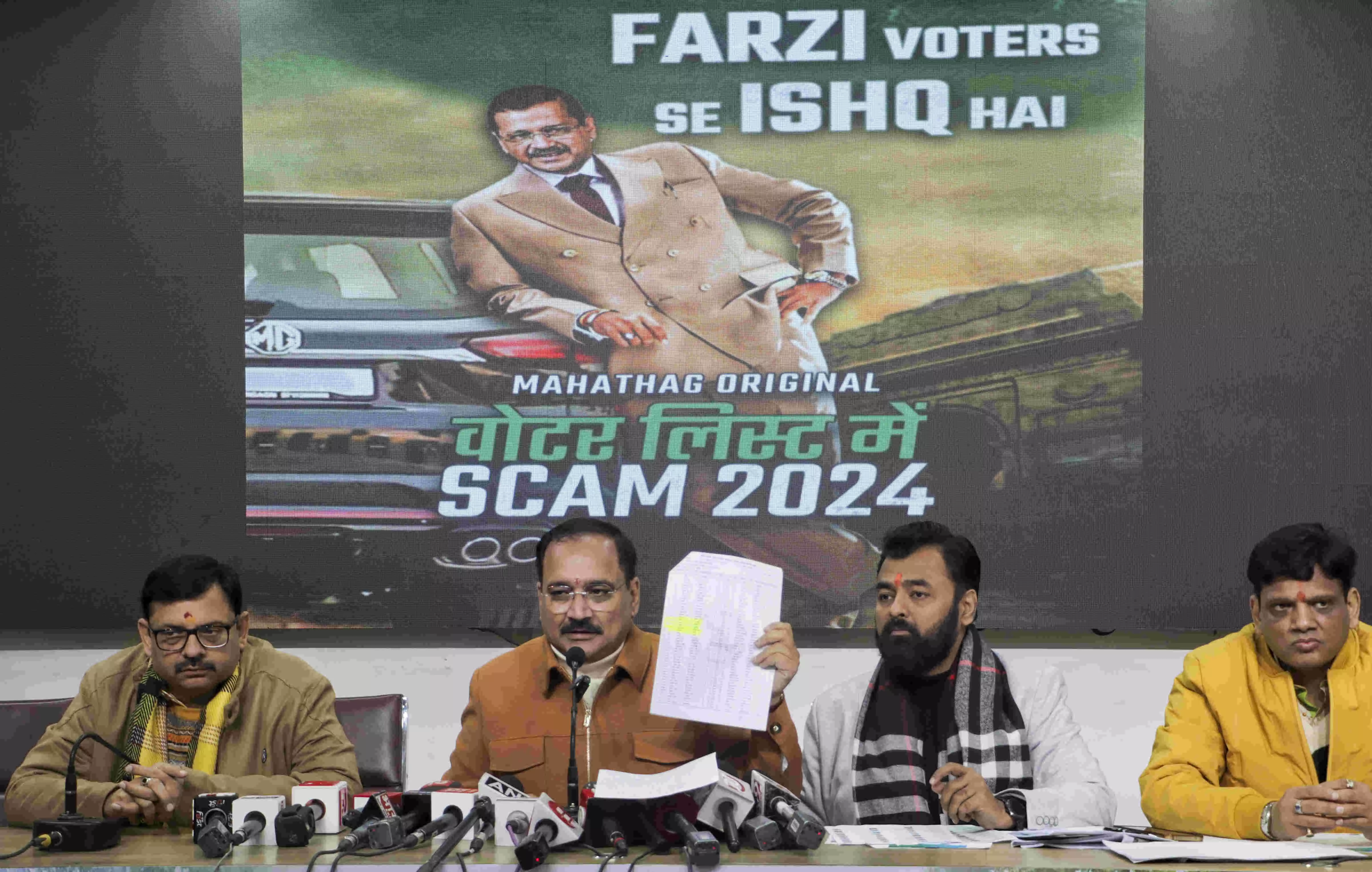 AAP MP Sanjay Singh, Delhi BJP chief Virendra Sachdeva clash over deletion of voters