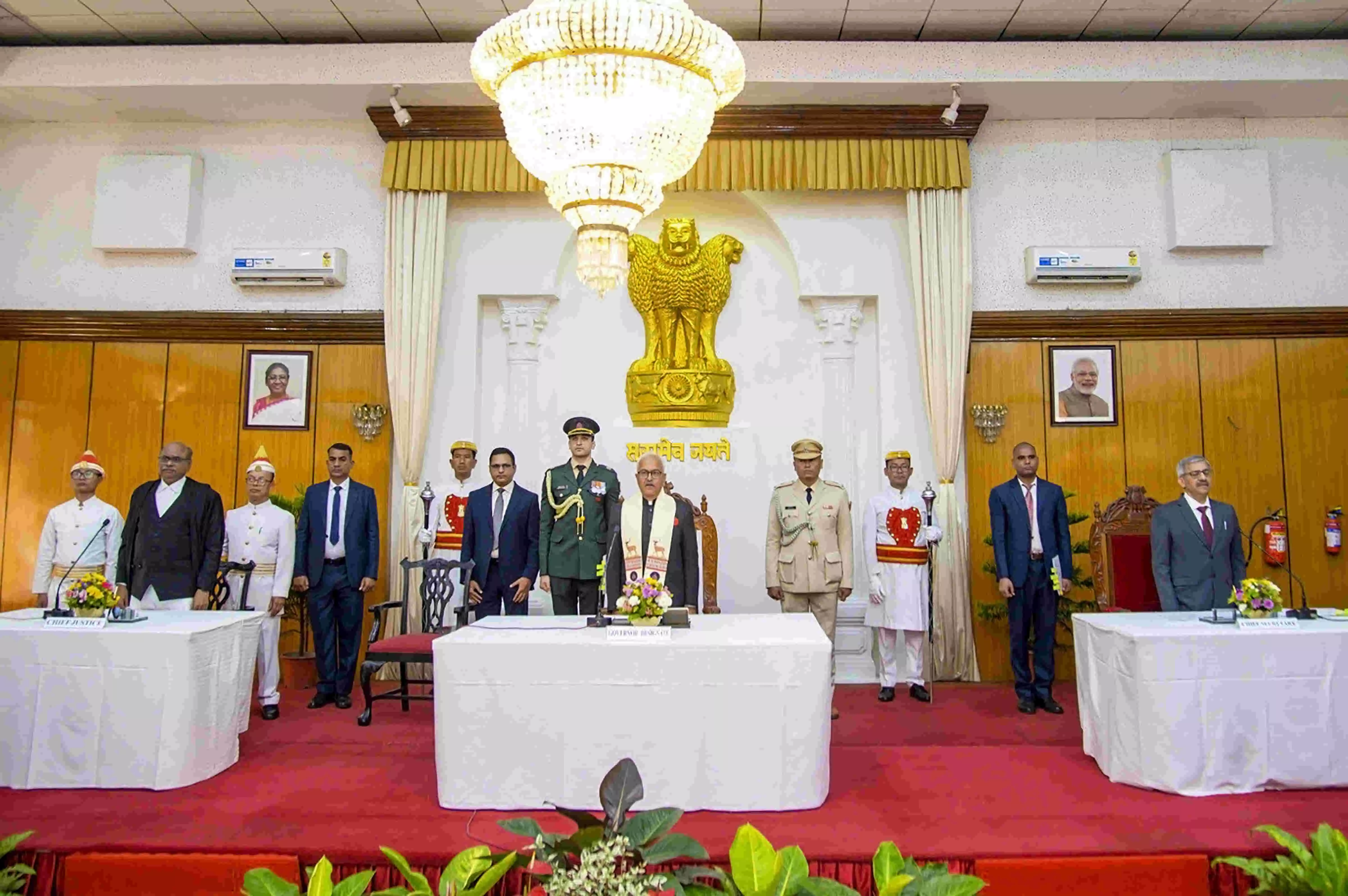 Ajay Kumar Bhalla sworn in as Manipur governor Ajay Kumar Bhalla sworn in as Manipur governor