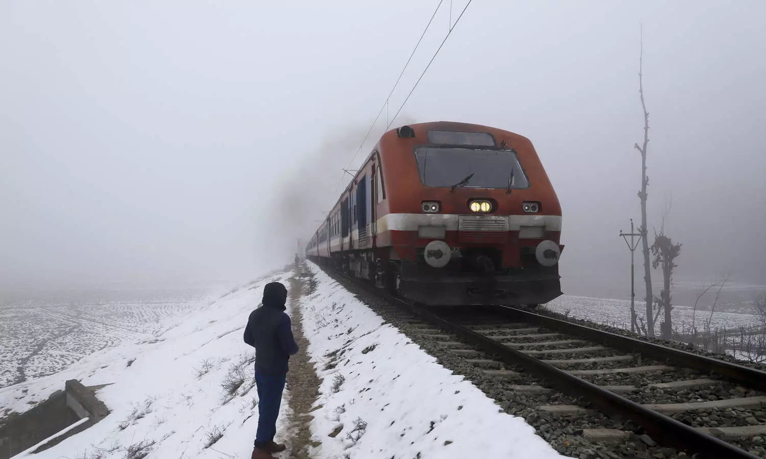 First successful trial run of train on Katra-Banihal section