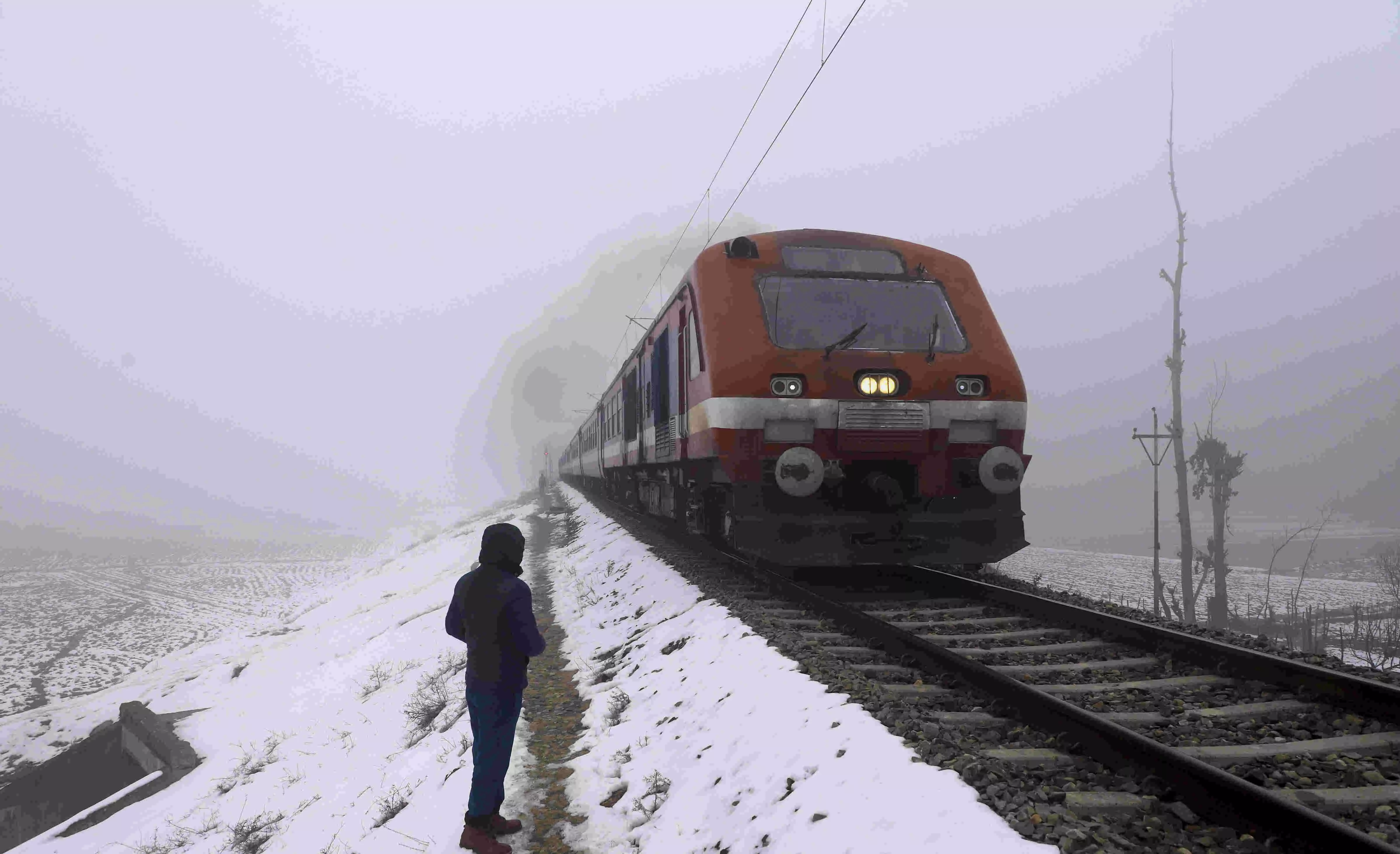 First successful trial run of train on Katra-Banihal section