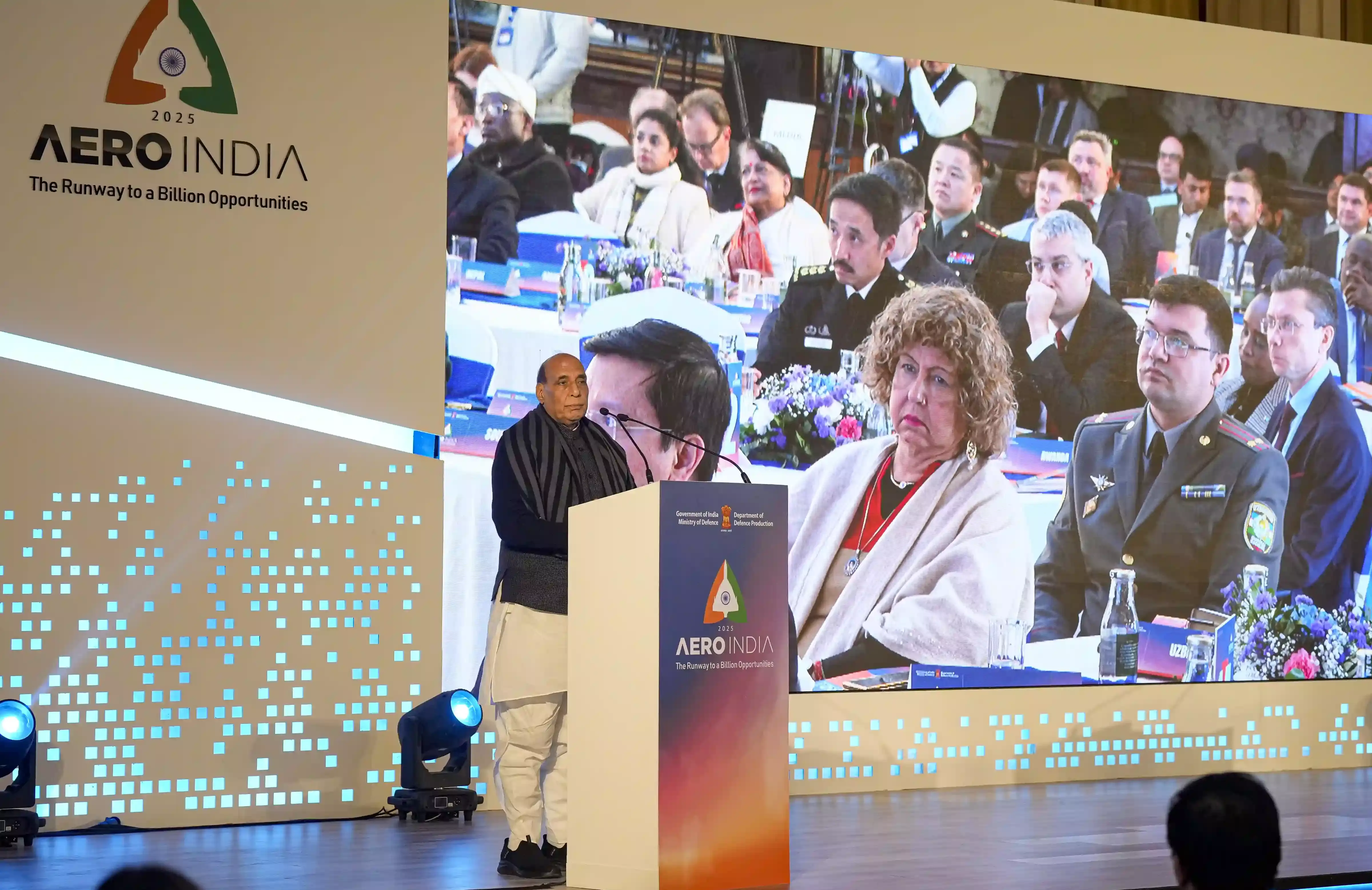 Aero India presents opportunity to address strategic, tactical needs: Rajnath Aero India presents opportunity to address strategic, tactical needs: Rajnath