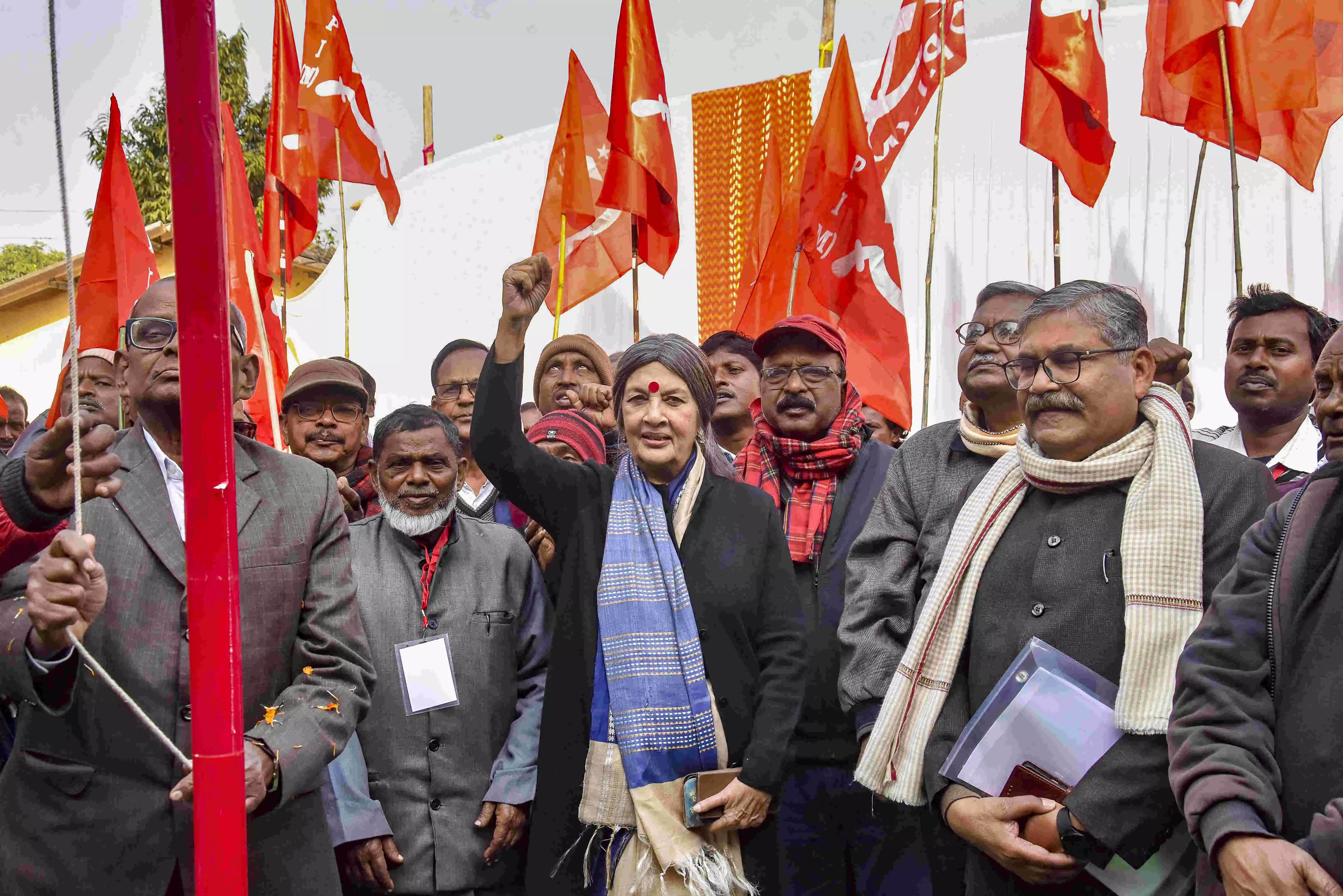 Left parties to contest 6 seats in Delhi assembly polls: Brinda Karat Left parties to contest 6 seats in Delhi assembly polls: Brinda Karat