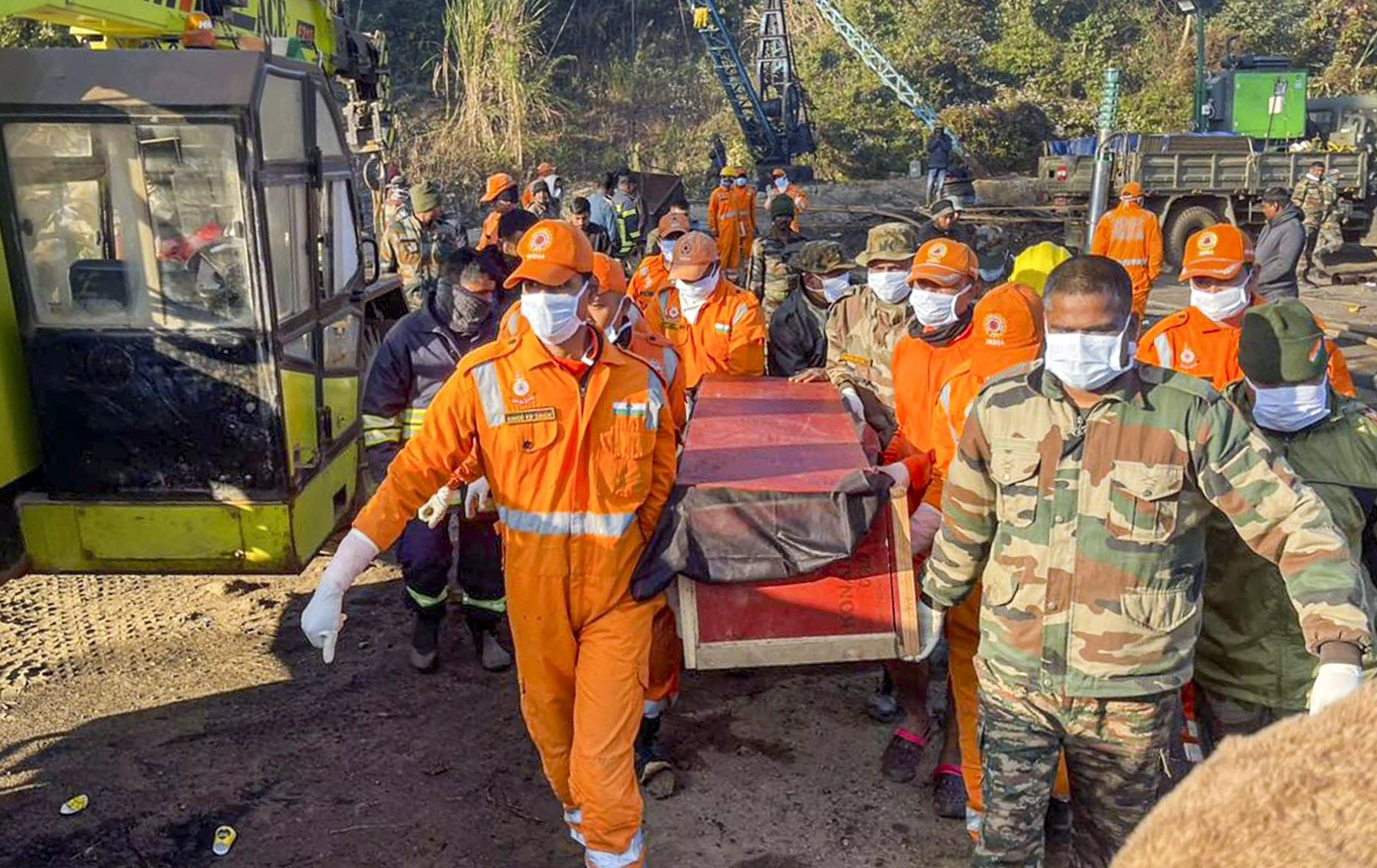 Bodies of three more trapped workers recovered from Assam mine, toll rises to 4 Bodies of three more trapped workers recovered from Assam mine, toll rises to 4