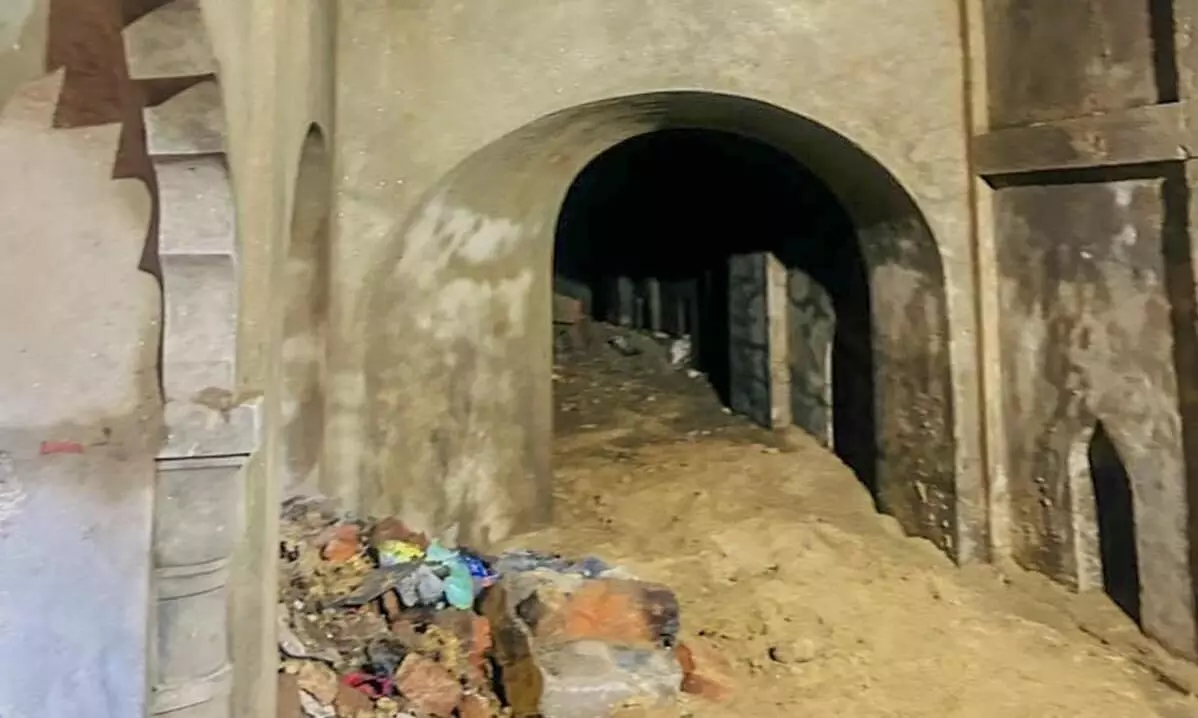 House encroaching portion of stepwell in Sambhal partly demolished by owner following notice House encroaching portion of stepwell in Sambhal partly demolished by owner following notice