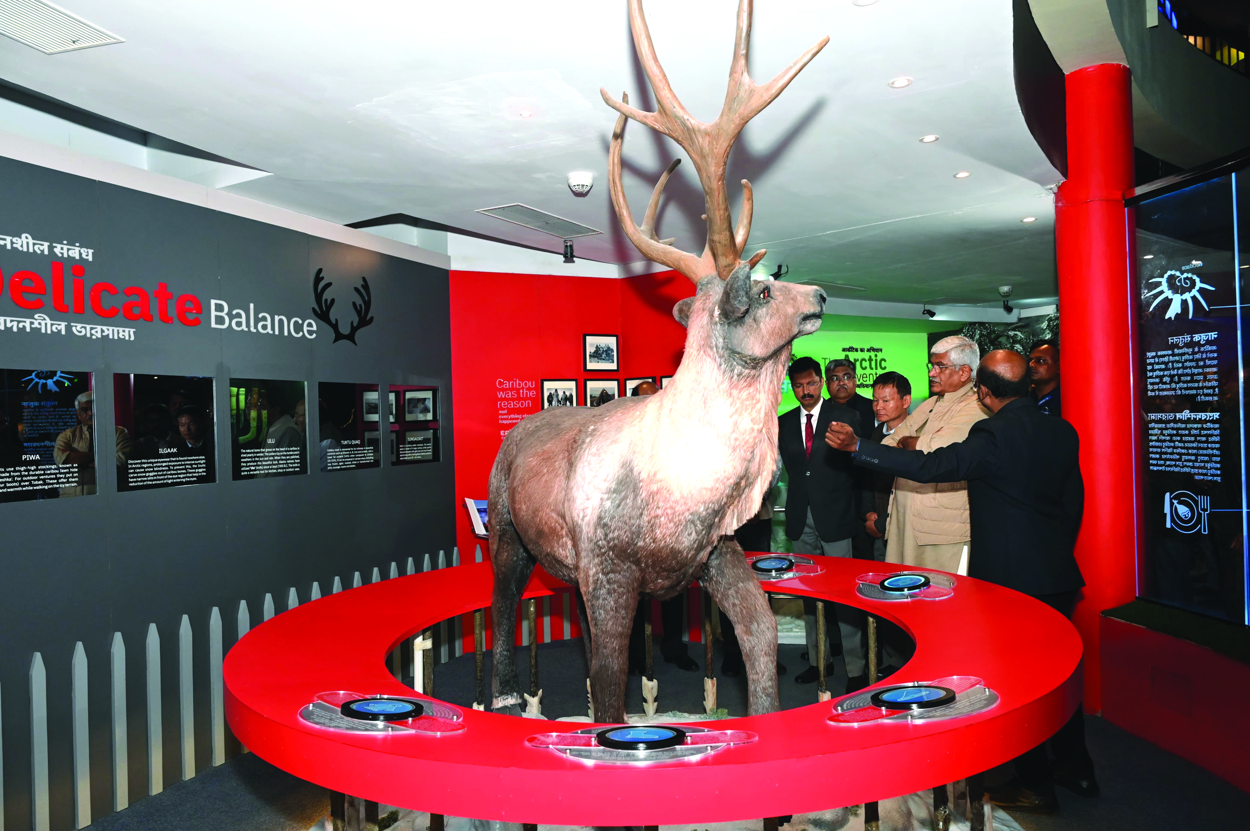 Interactive gallery on climate change set up at Science City
