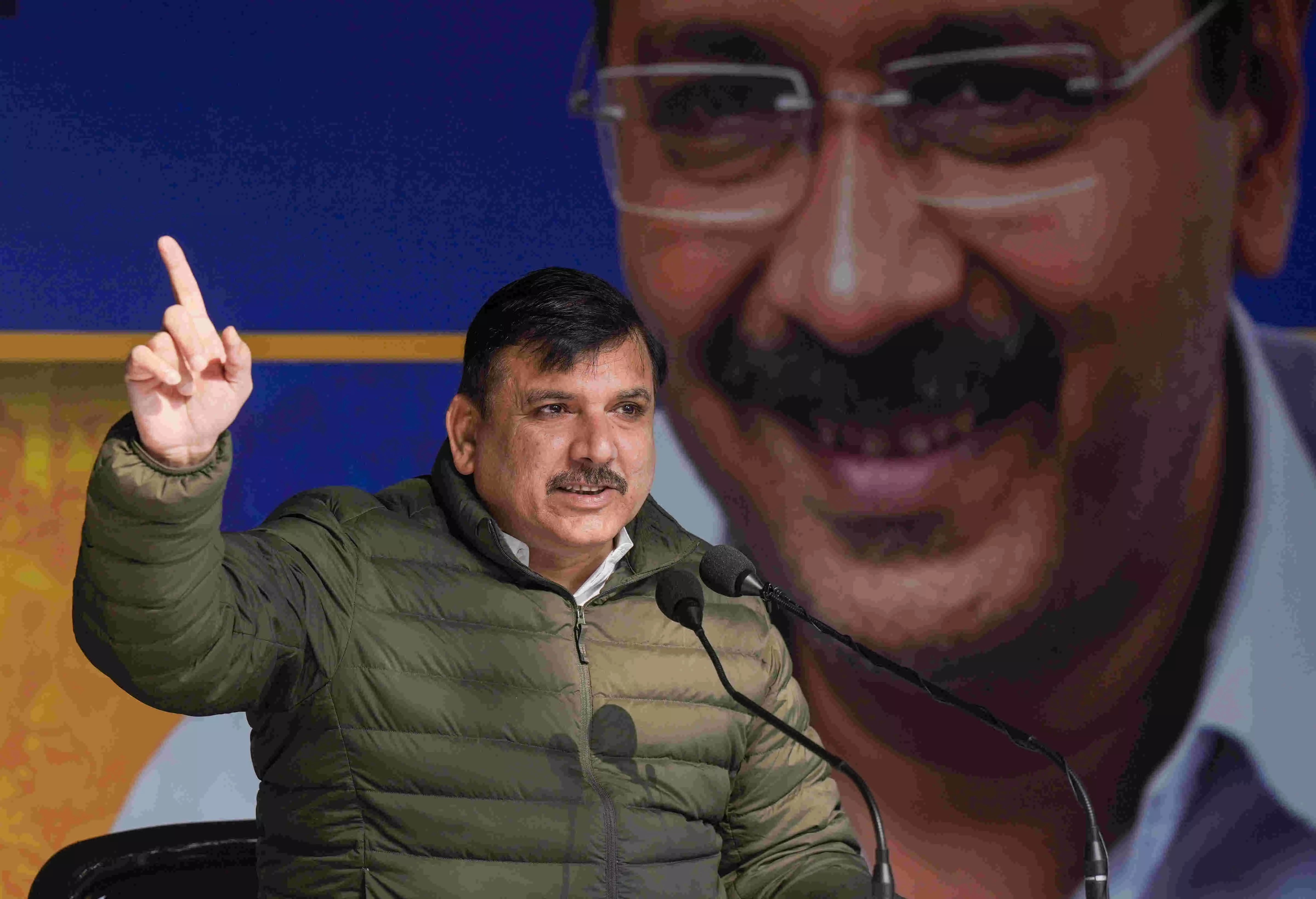 BJP in disarray over CM face, AAP MP Sanjay Singh questions partys leadership BJP in disarray over CM face, AAP MP Sanjay Singh questions partys leadership