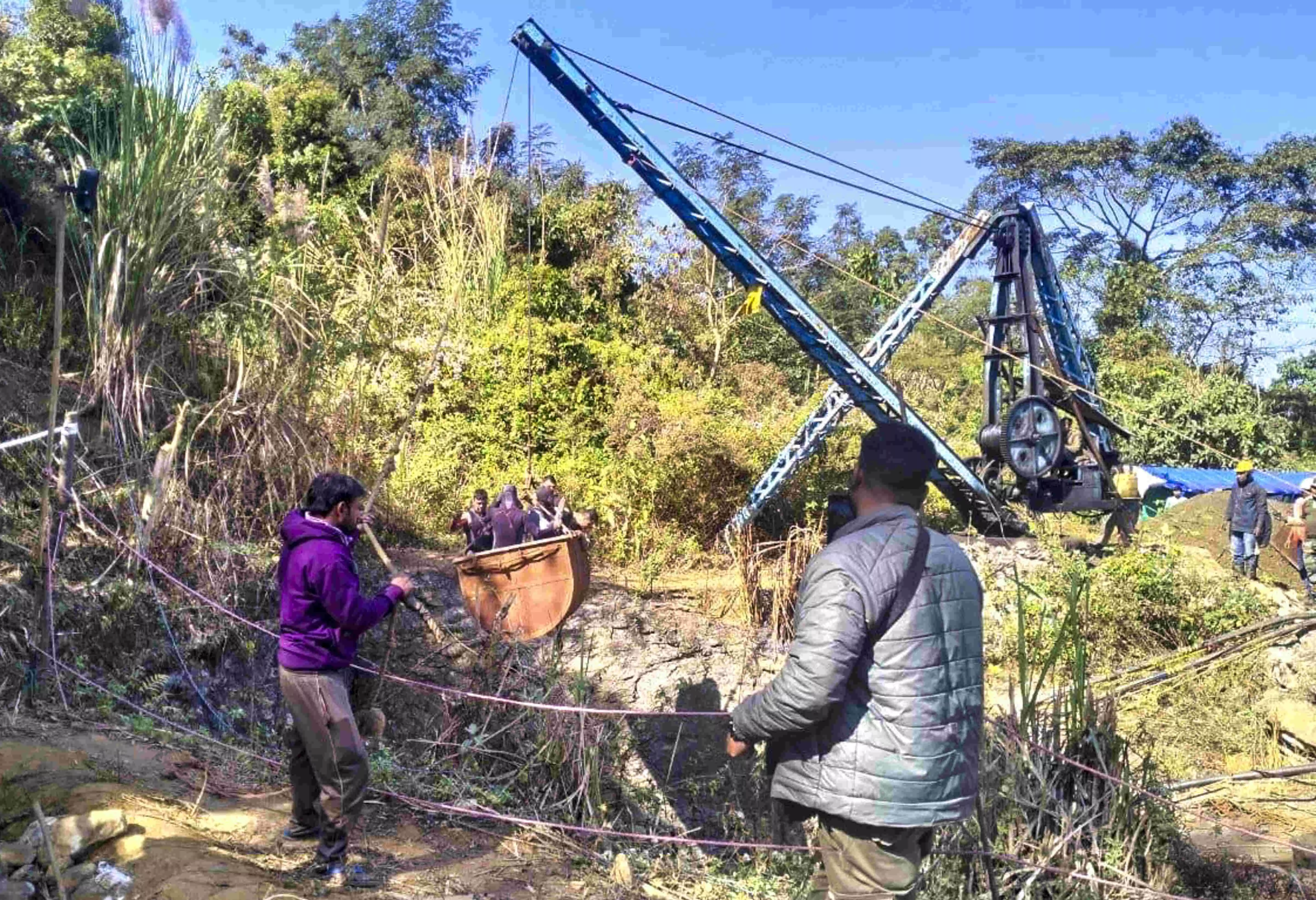 Navy divers withdrawn from rescue ops in Assam coal mine, dewatering exercise underway