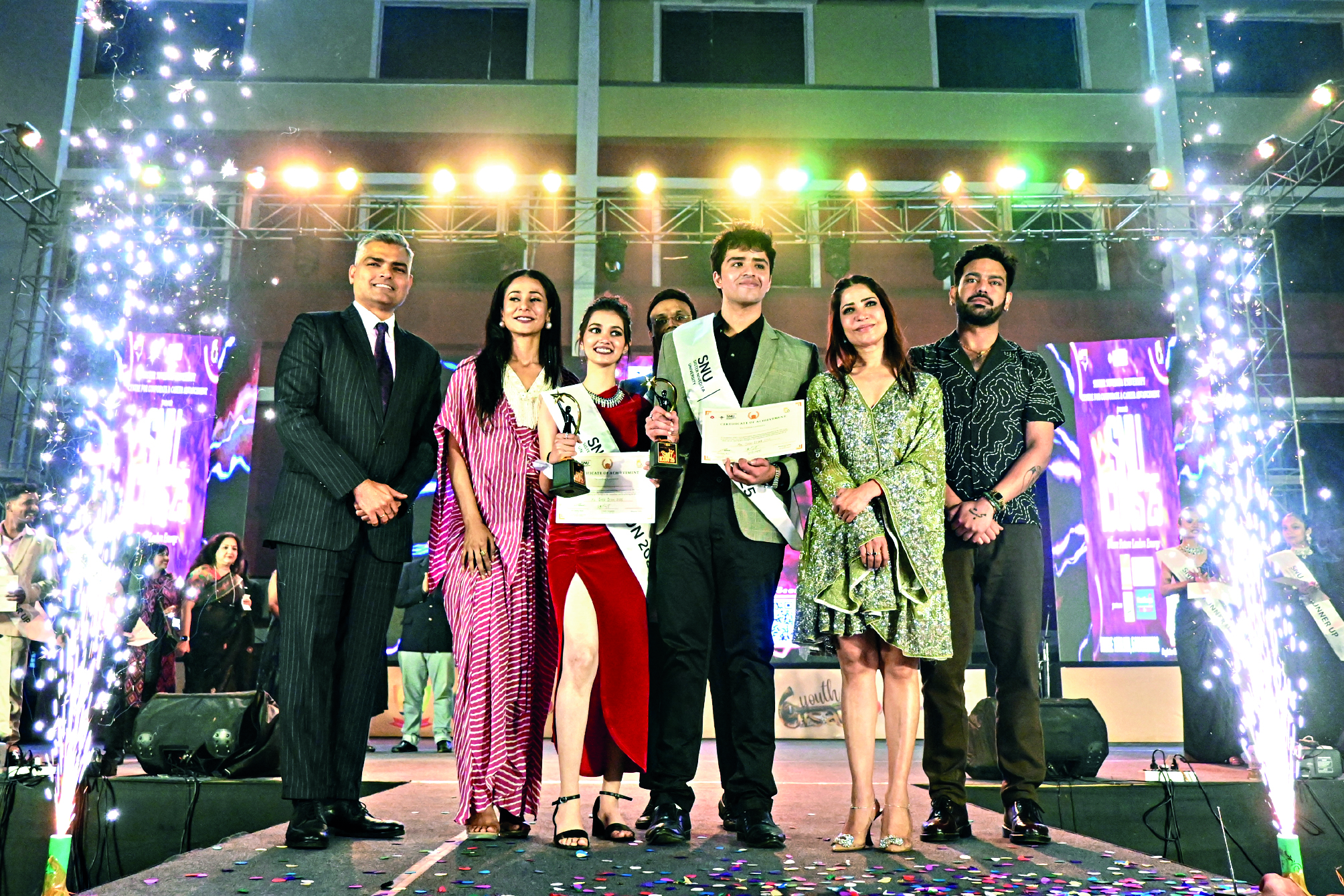 Students shine with confidence on the ramp at SNU Icons 2025 Students shine with confidence on the ramp at SNU Icons 2025