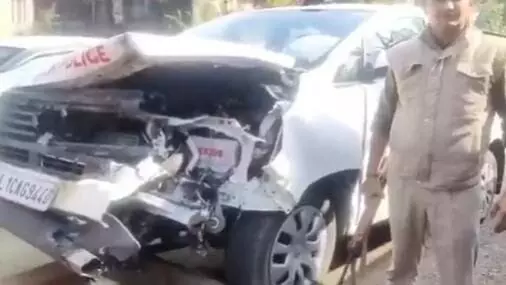 Farooq Abdullahs convoy car crash: Head constable part of security team injured Farooq Abdullahs convoy car crash: Head constable part of security team injured