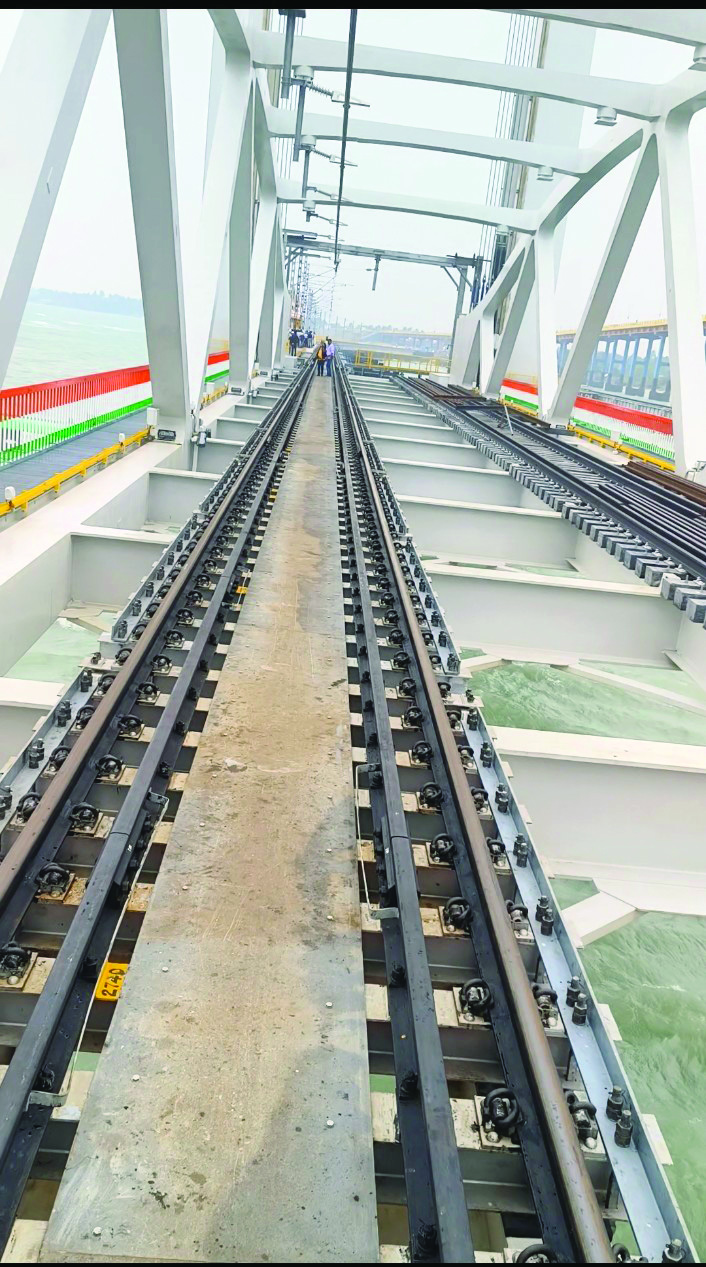 New Pamban Rail Bridge ready in Rameswaram New Pamban Rail Bridge ready in Rameswaram