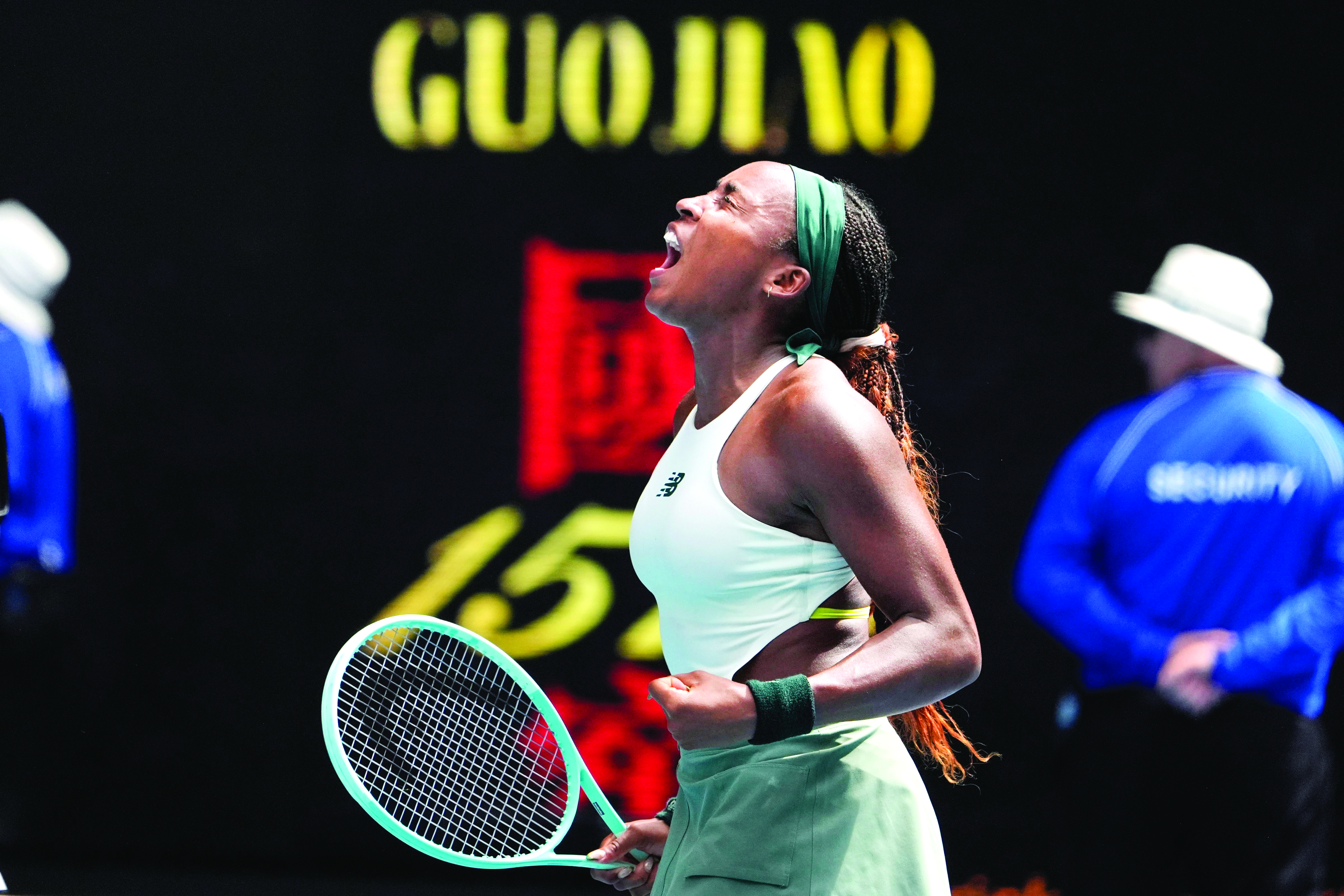 Coco Gauff drops a set but reaches the Australian Open quarterfinals Coco Gauff drops a set but reaches the Australian Open quarterfinals