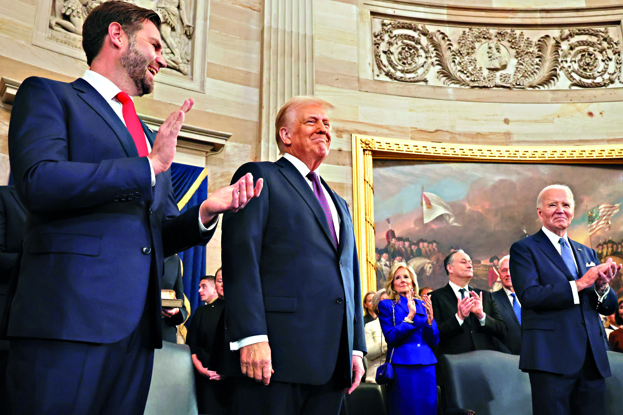 1st day, 1st show: Trump to sign executive orders